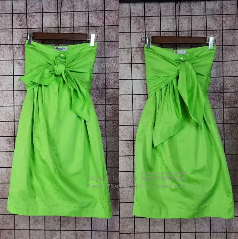Dior Dior Green Cotton Mid. Size 23" - 3 Thumbnail