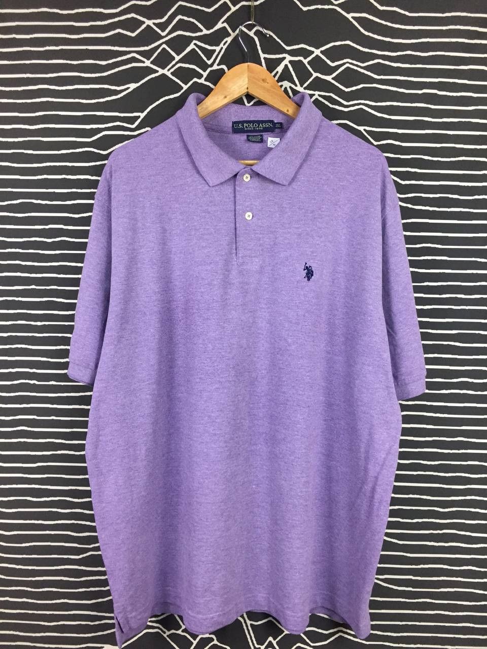 Polo Ralph Lauren × U.S. Polo Assn. × Vintage U.S Polo Assn. Embroidered Logo Polo Tee Size US XXL / EU 58 / 5 - 2 Thumbnail