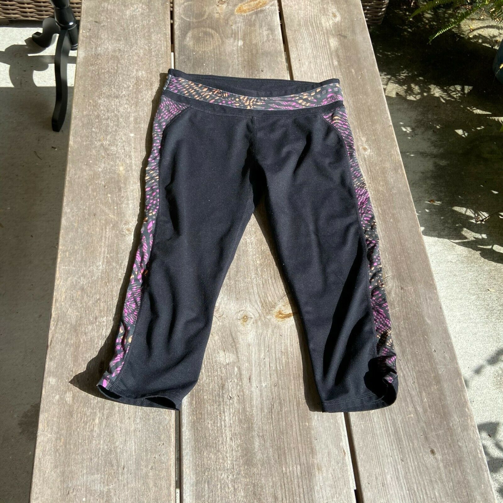 Other Fabletics Camacan Capri Workout Activewear Leggings Black S Size 28" / US 6 / IT 42 - 3 Thumbnail