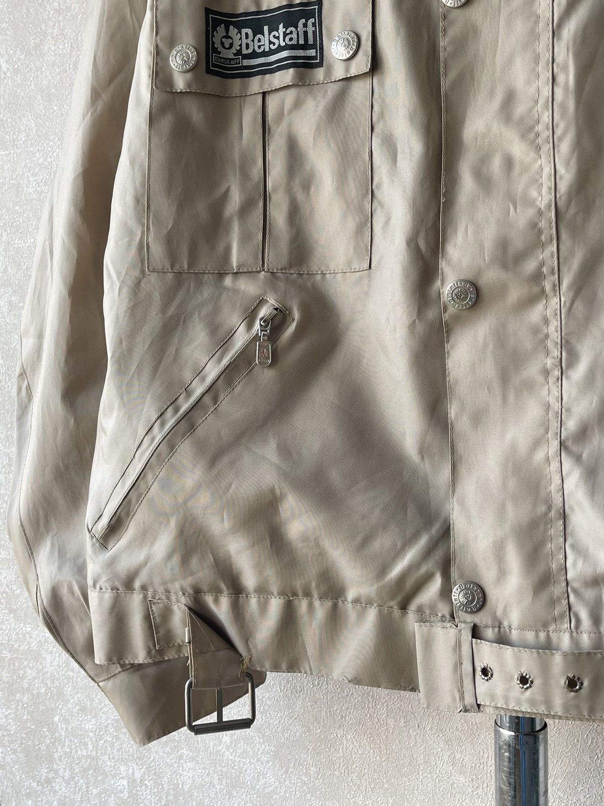 Belstaff 90s Belstaff Nylon Biker Motorcycle Lightweight Jacket Size US L / EU 52-54 / 3 - 5 Thumbnail
