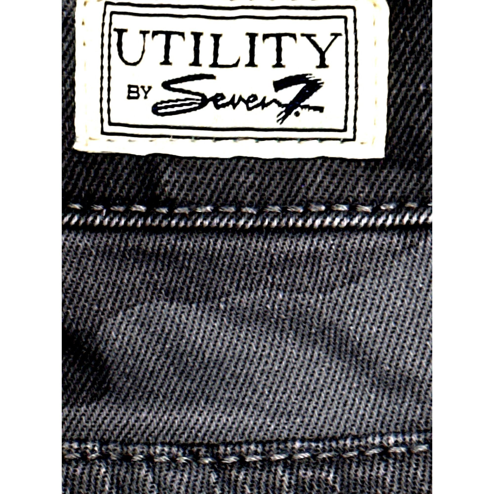 Seven 7 Seven7 Utility Camouflage Denim Mid Rise Slim Straight Jeans Size 30" / US 8 / IT 44 - 3 Thumbnail