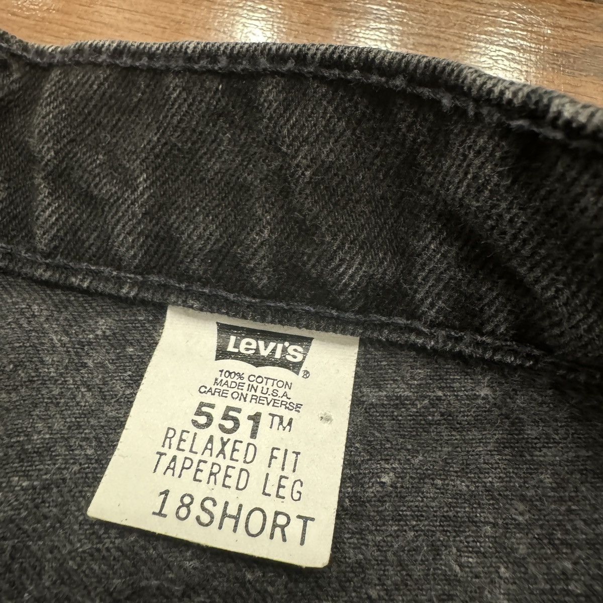 Levi's Levi’s 551 /Black Denim Pants / Made In USA Size US 35 - 5 Thumbnail