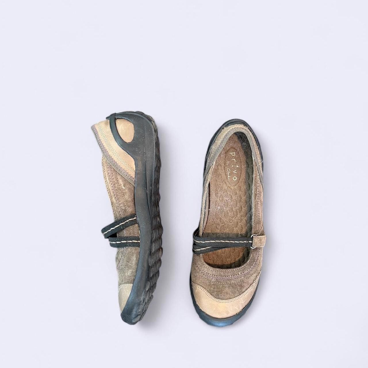 Clarks Clarks Women's brown grey Flip flops Size ONE SIZE - 3 Thumbnail