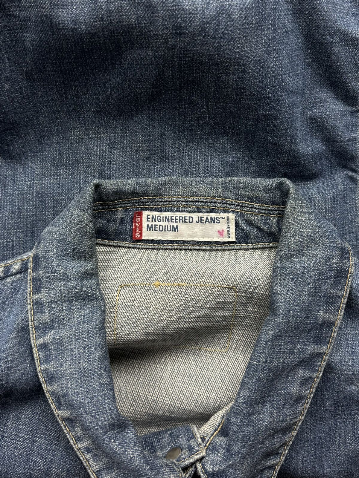 Levi's Levi's Engineered 70100 Vintage 2000's Denim Trucker Jacket Size US M / EU 48-50 / 2 - 11 Thumbnail
