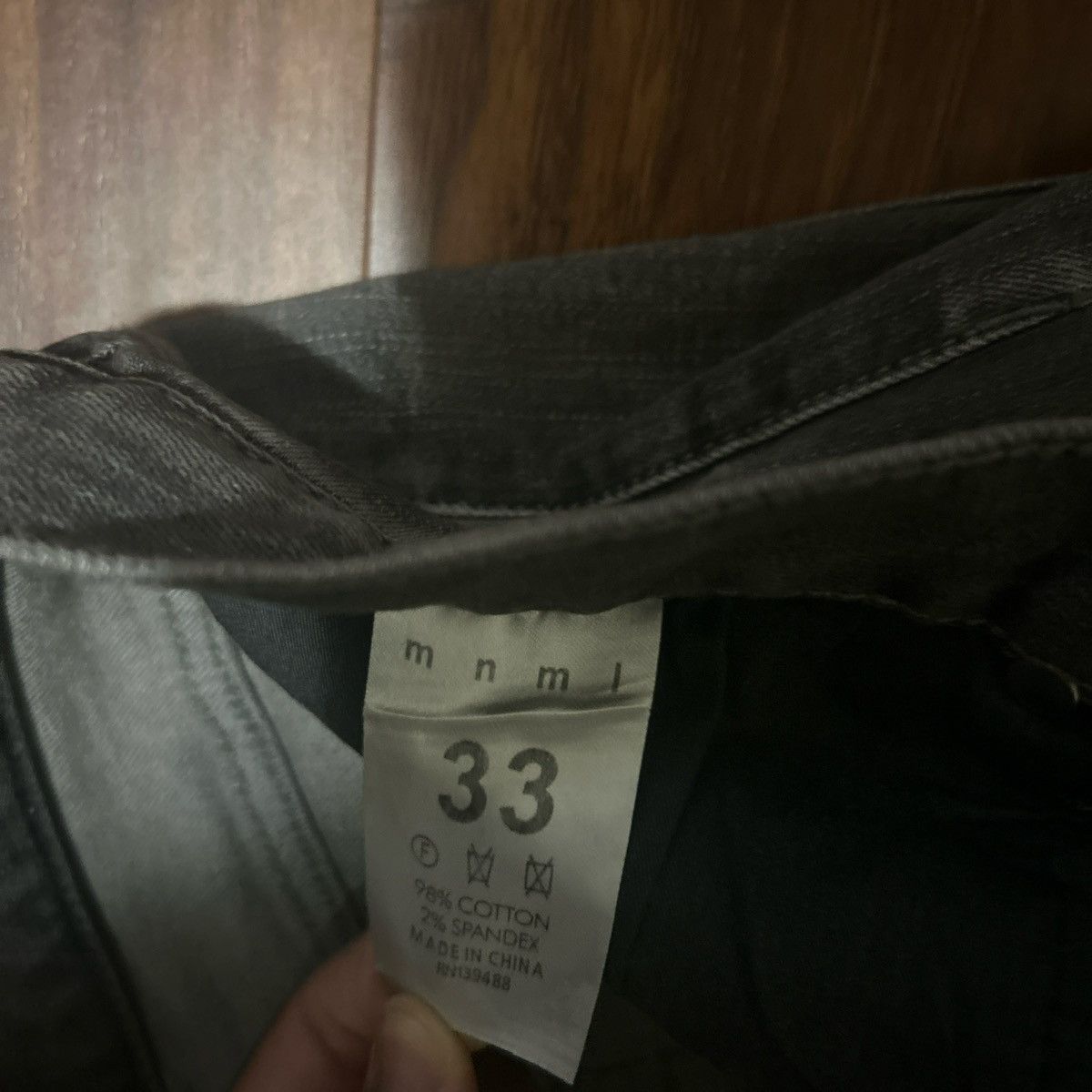Other Grey/black straight leg y2k Mimi jeans!! Size US 33 - 7 Thumbnail