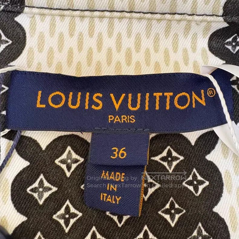 Louis Vuitton Louis Vuitton Checkerboard printed leather denim jacket Size XS / US 0-2 / IT 36-38 - 7 Thumbnail