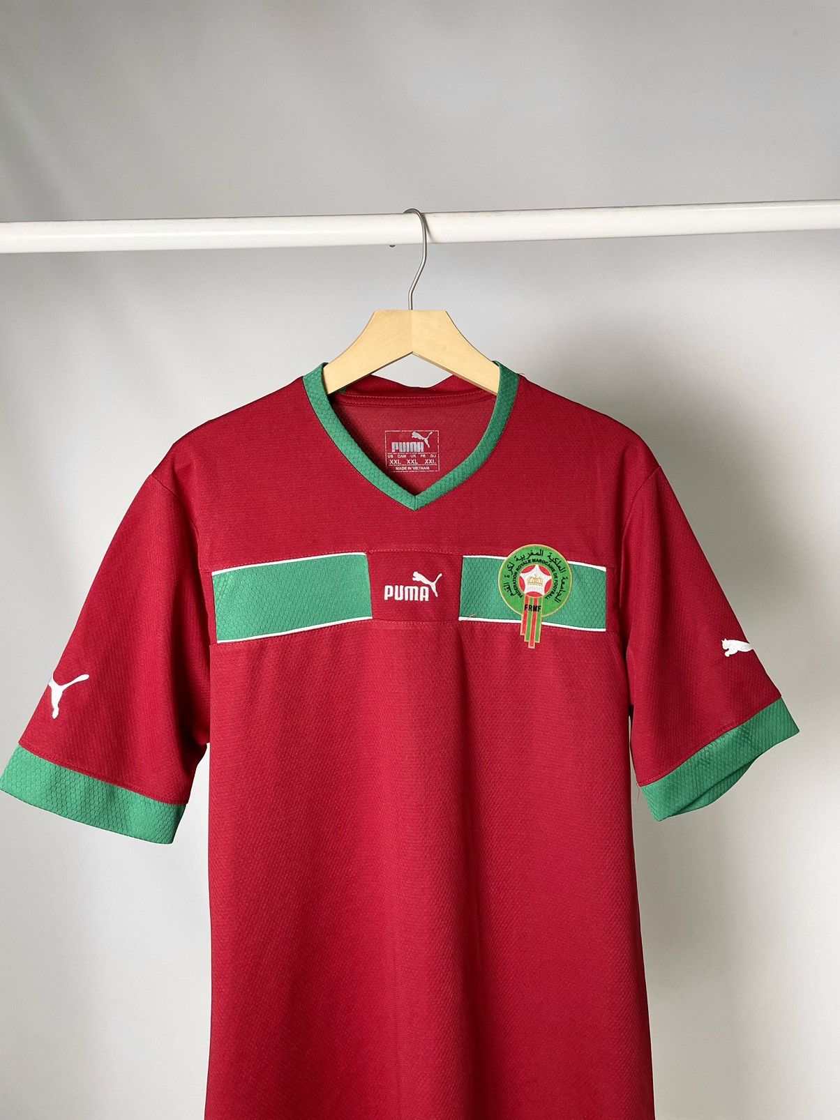 Puma Puma Vintage ⚽️ Maroco footbal jersey tee shirt tee Size US XXL / EU 58 / 5 - 1 Thumbnail