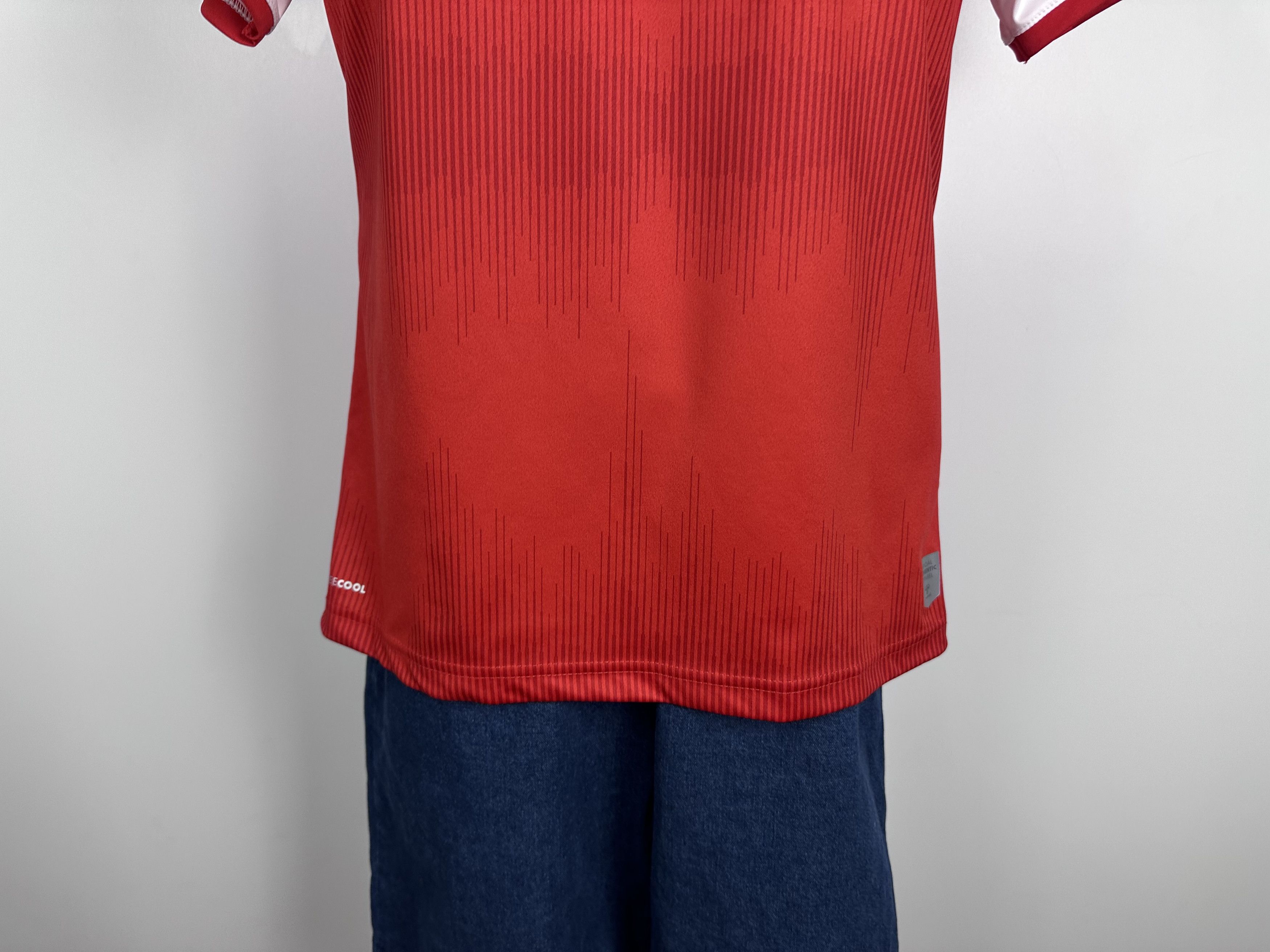 Hummel DENMARK 2021 22 HOME FOOTBALL SHIRT SOCCER JERSEY HUMMEL RED Size US L / EU 52-54 / 3 - 6 Thumbnail