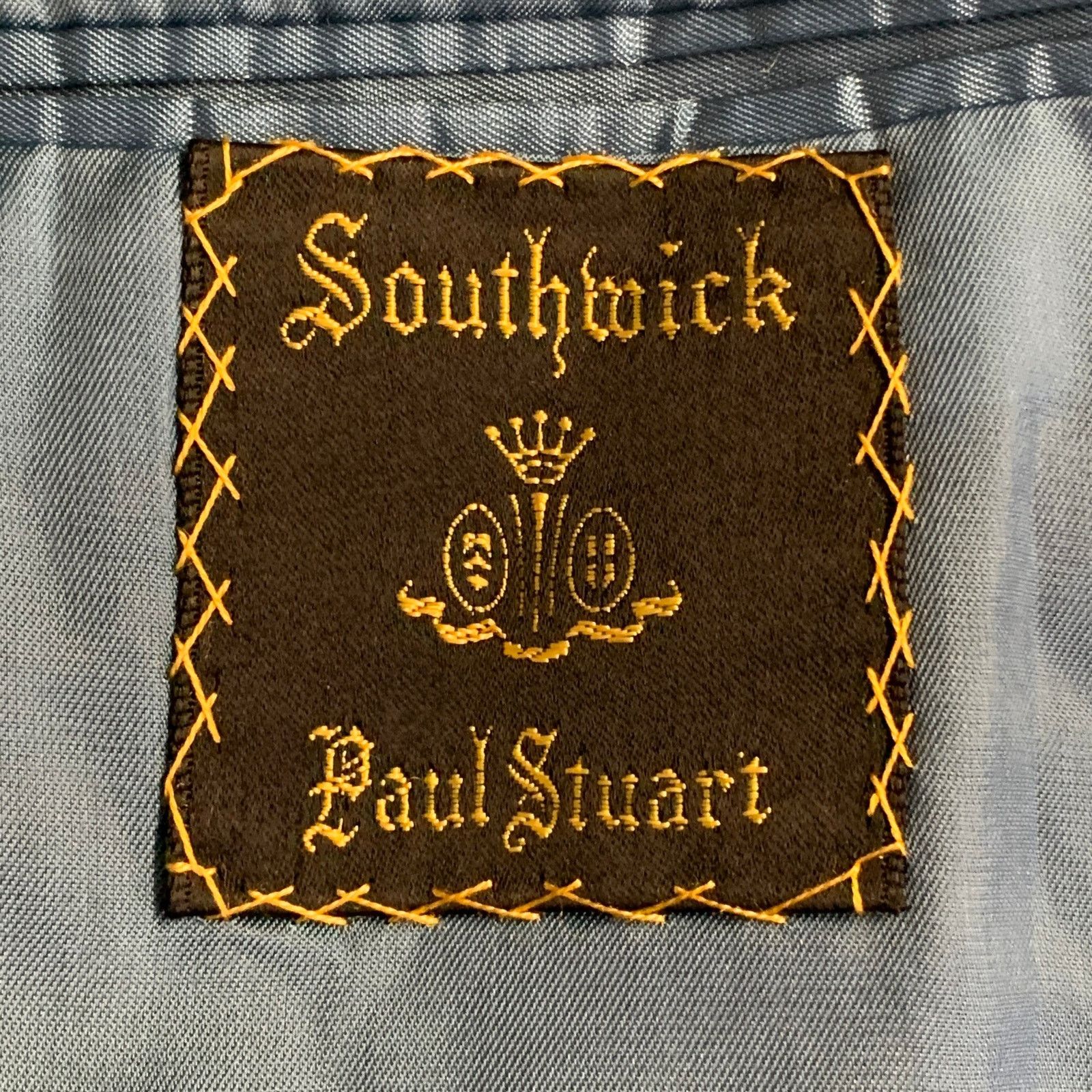 Paul Stuart PAUL STUART Size 40 Breasted Peak Lapel Tuxedo Sport Coat Size 40R - 6 Thumbnail