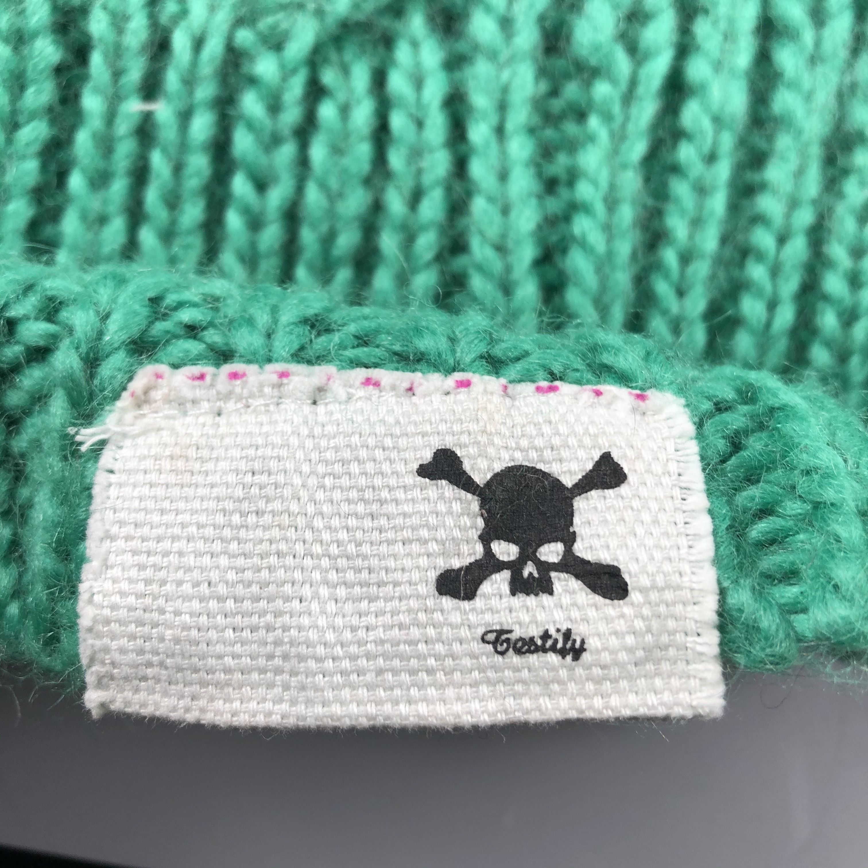 Japanese Brand × Vintage Testify Aran Isle PomPom Beanie Snow Hat Snow Cap -D603 Size ONE SIZE - 8 Thumbnail