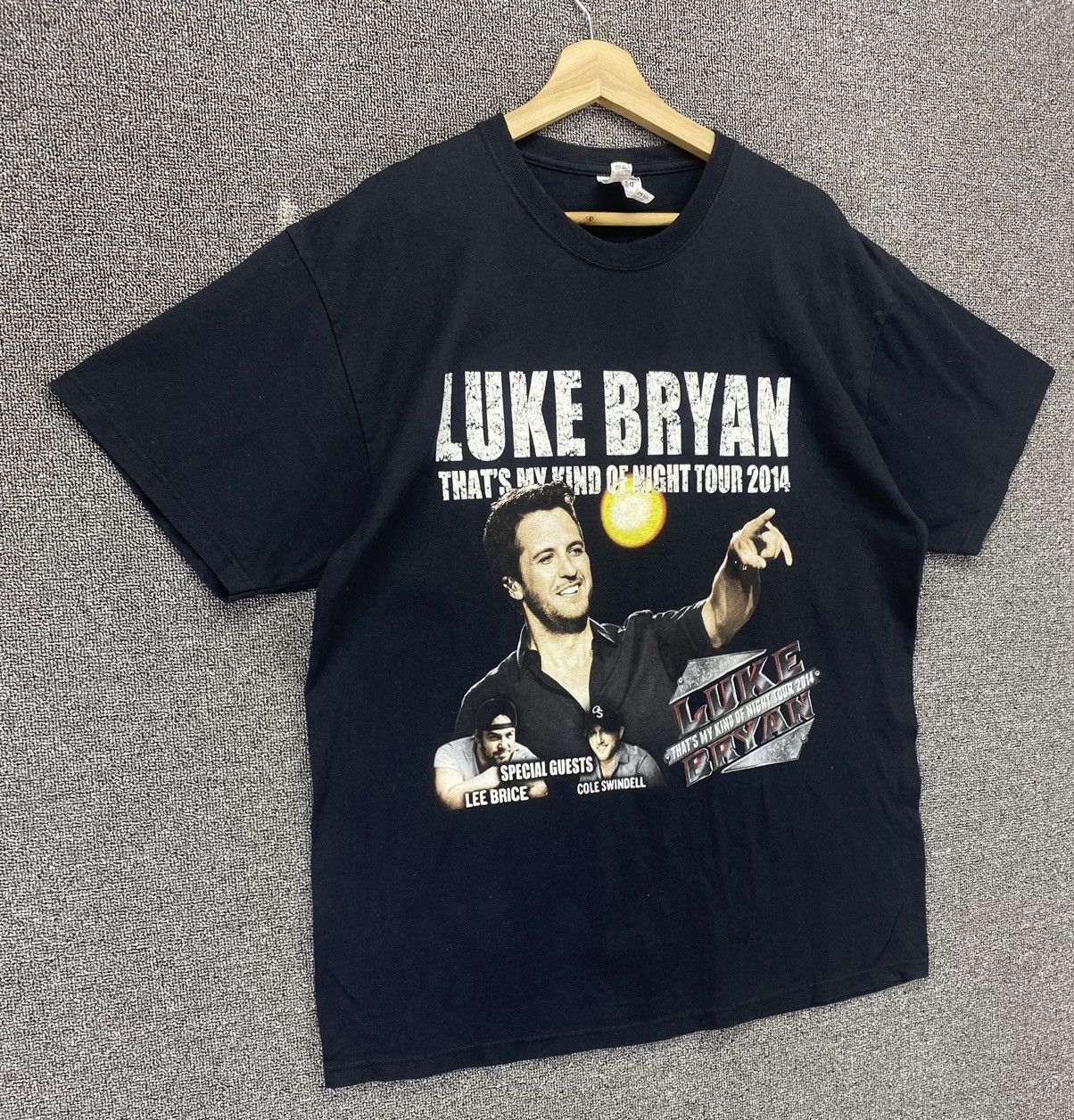 Band Tees Luke Bryan Night Tour Punk Rock Band Tees T Shirts Size US XL / EU 56 / 4 - 2 Thumbnail