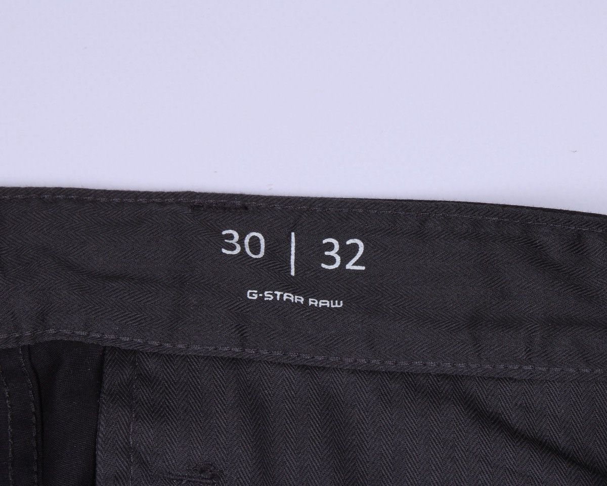 G-Star G-STAR RAW Bronson Slim Black Chino Pants Size US 30 / EU 46 - 16 Thumbnail