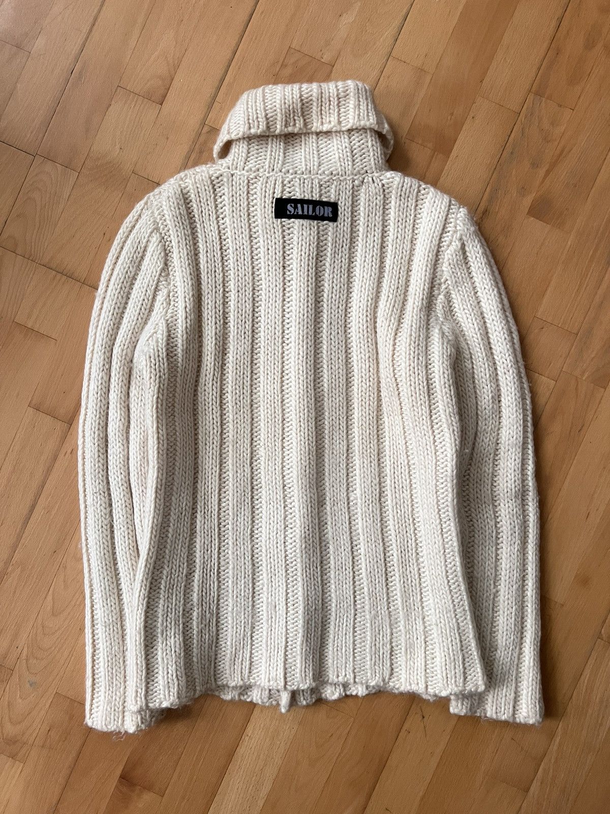 Dolce & Gabbana 2006 Dolce & Gabbana “Sailon” heavy knit button up jacket Size US L / EU 52-54 / 3 - 1 Thumbnail
