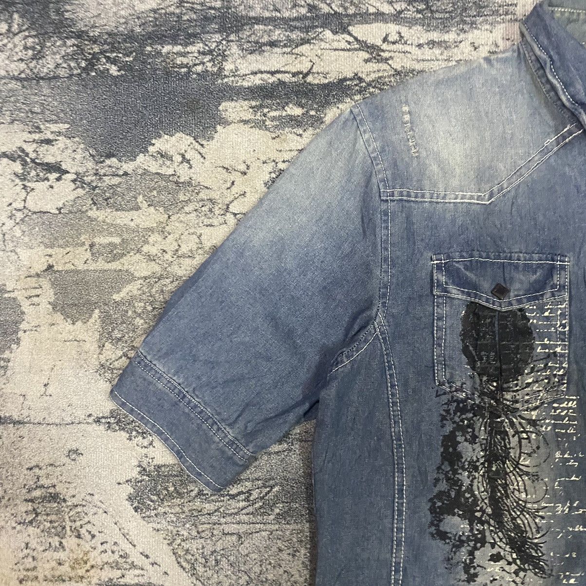 Japanese Brand × semanticdesign Vintage Sematic Design Punk Printed Button Up Size US M / EU 48-50 / 2 - 5 Thumbnail
