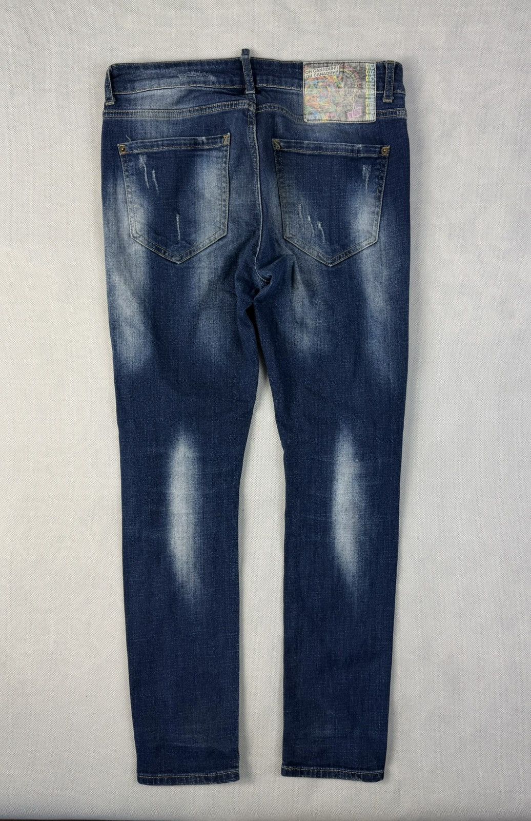 Dsquared2 Dsquared2 Blue Denim Pants with Rips Size US 32 / EU 48 - 2 Thumbnail