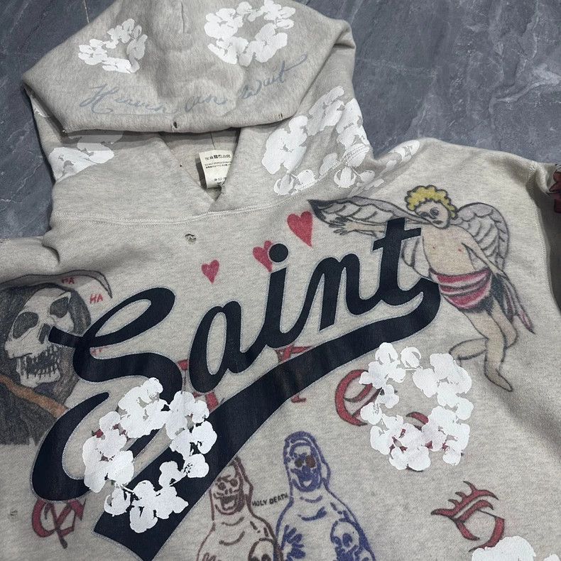 Saint Michael Saint Michael Graffiti hoodie Size US XL / EU 56 / 4 - 5 Thumbnail