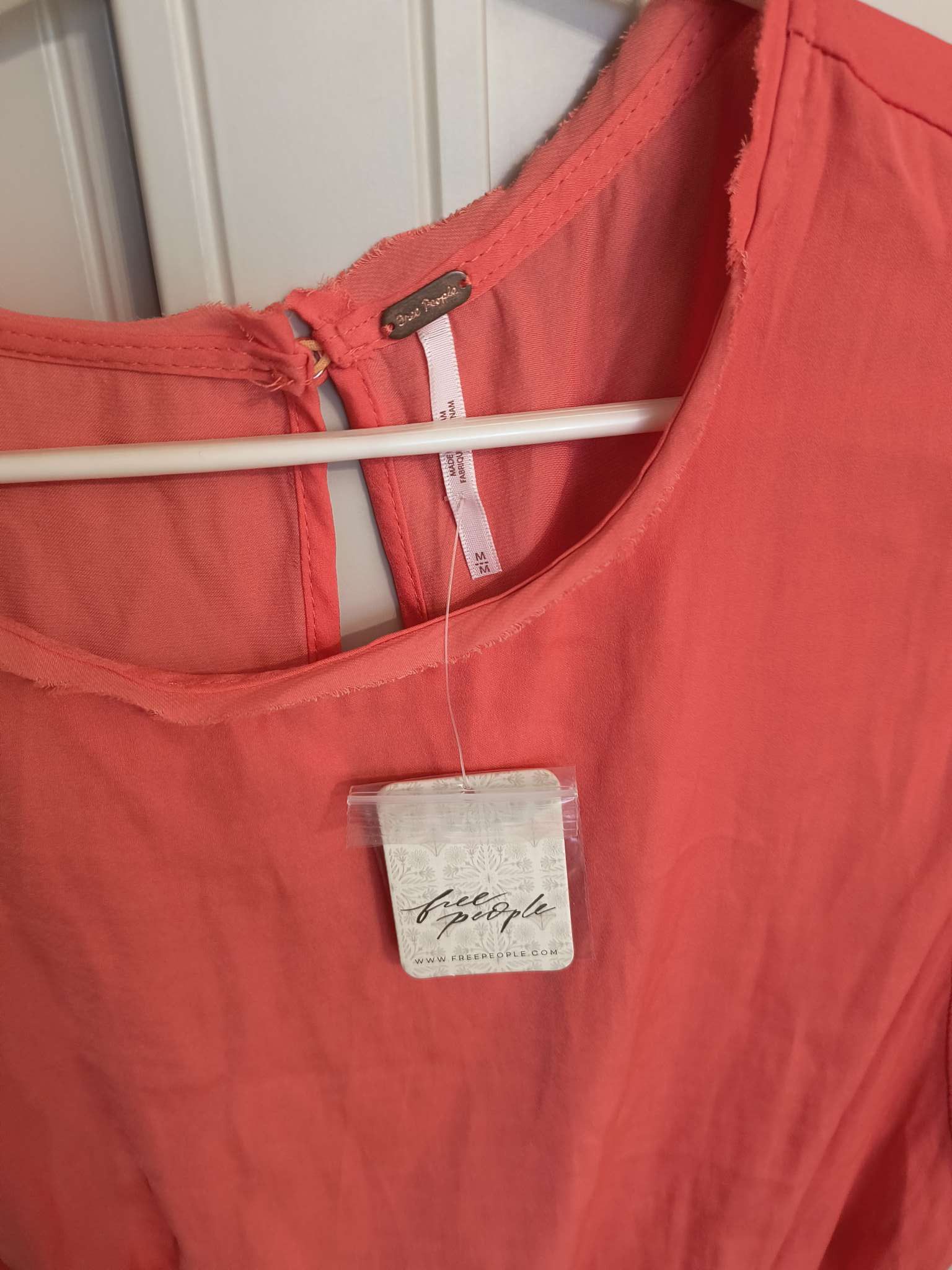 Free People Free People blouse M 38 coral Size M / US 6-8 / IT 42-44 - 2 Thumbnail