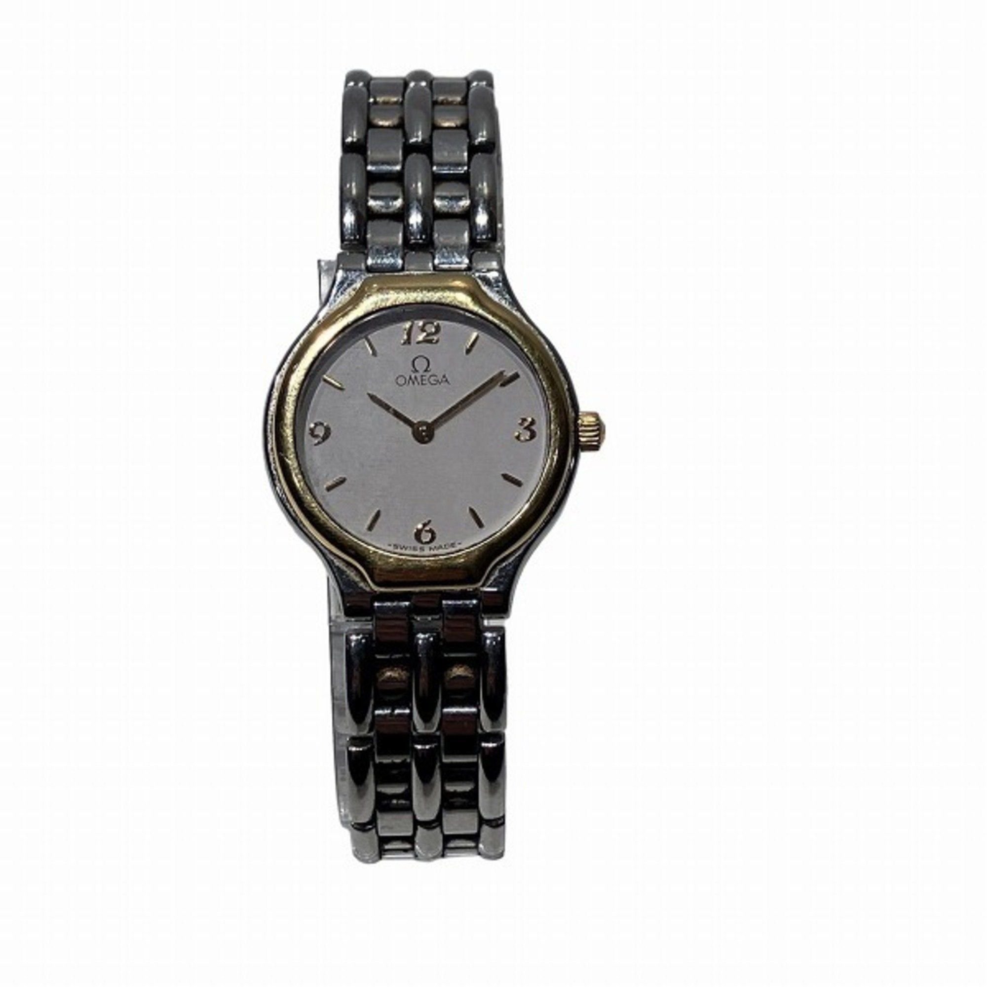 image of Omega Deville 4360.62.00 Quartz Watch Ladies in Silver, Women's