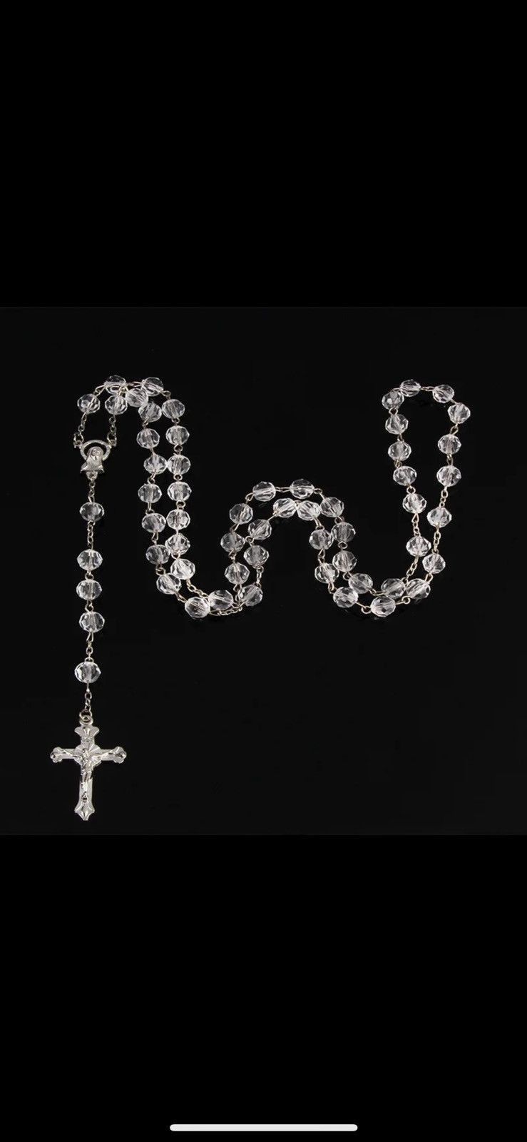 Jewelry × Vintage Victoria Pearl Imitation White Crystal Beads Necklace Size ONE SIZE - 1 Preview
