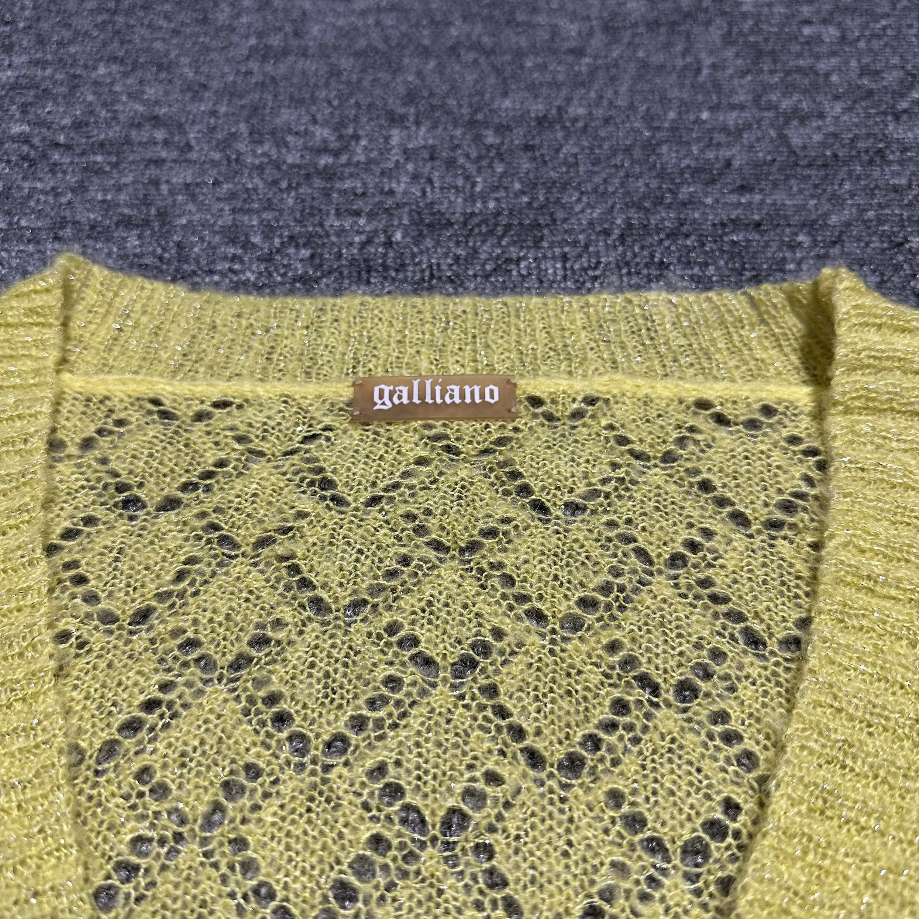John Galliano Galliano Croptop Knitwear Size S / US 4 / IT 40 - 3 Thumbnail