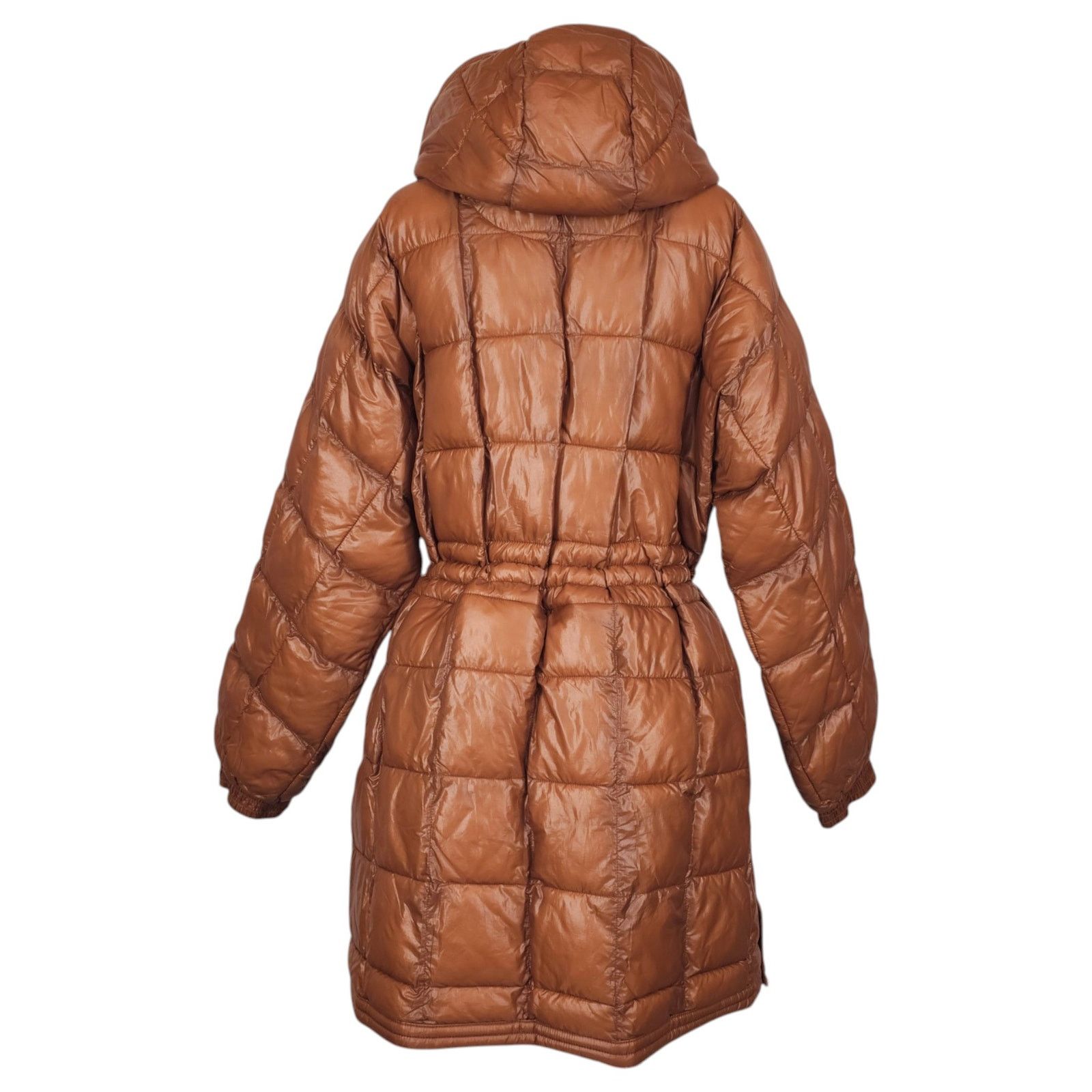 Free People FP Movement Patricia Packable Poncho Puffer Brown Sz Small Size S / US 4 / IT 40 - 3 Thumbnail