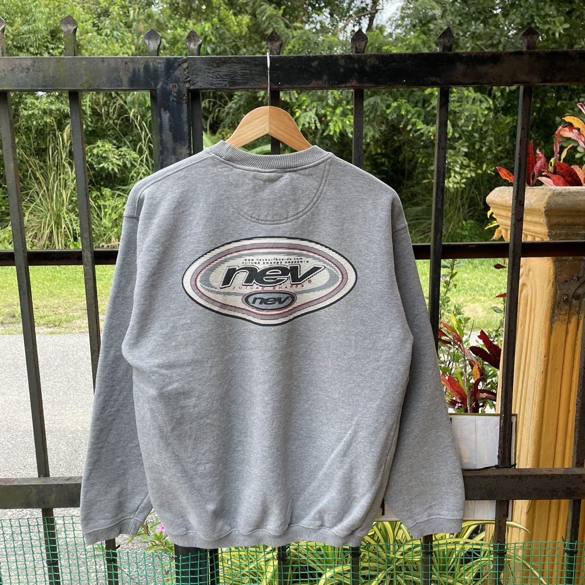 Vintage 🔥Vintage 90s NEV Future Shapes Big Logo Sweatshirts Size US M / EU 48-50 / 2 - 1 Thumbnail