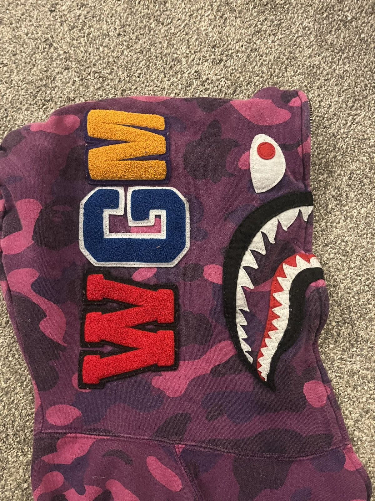 Bape Bape Shark full zip hoodie Size US M / EU 48-50 / 2 - 8 Thumbnail