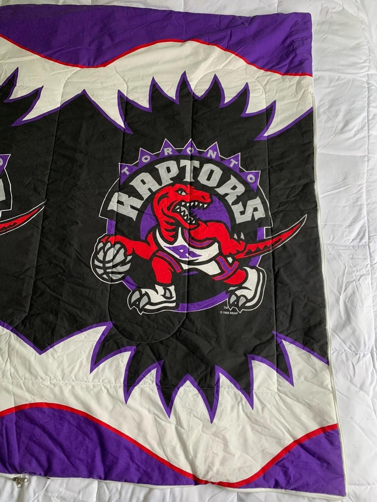 Other Vintage 1994 Huge Toronto Raptors Dinosaur Logo Sleeping Bag Size ONE SIZE - 4 Thumbnail