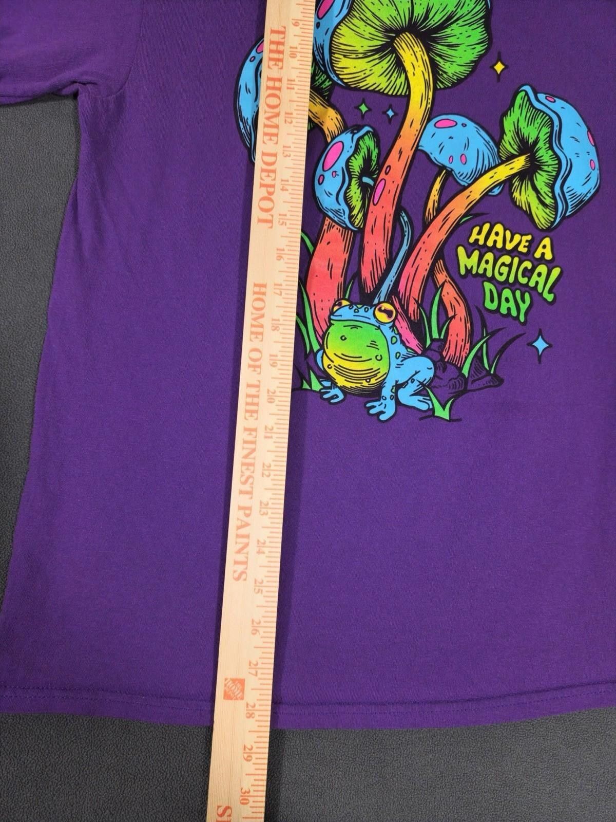 Damir Doma DOM Purple Have a Magical Day” Frog Mushroom Psychedelic #1 Size US L / EU 52-54 / 3 - 3 Thumbnail