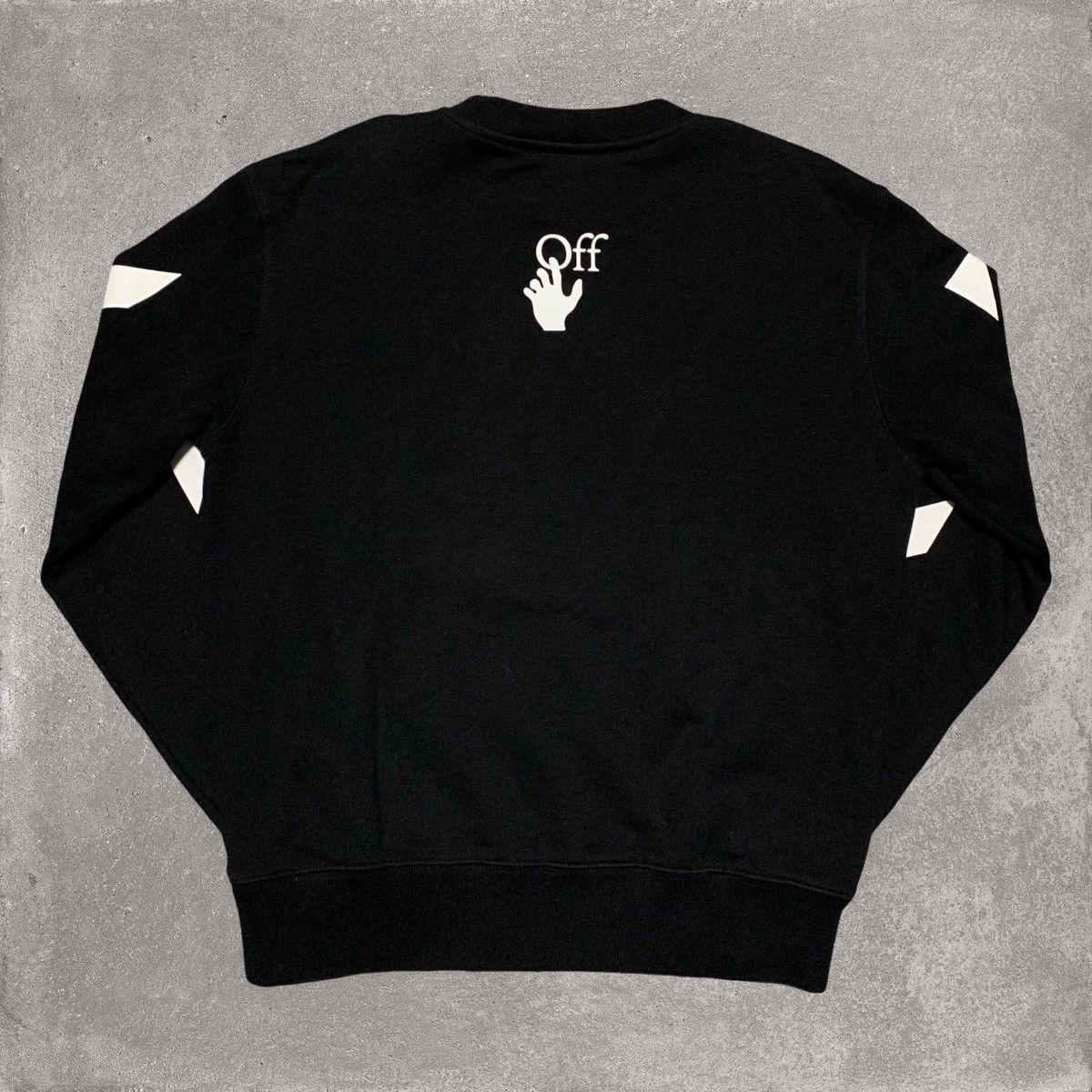 Off-White Off White Medium Caravaggio Graphic Black Sweatshirt Virgil Size US M / EU 48-50 / 2 - 2 Thumbnail