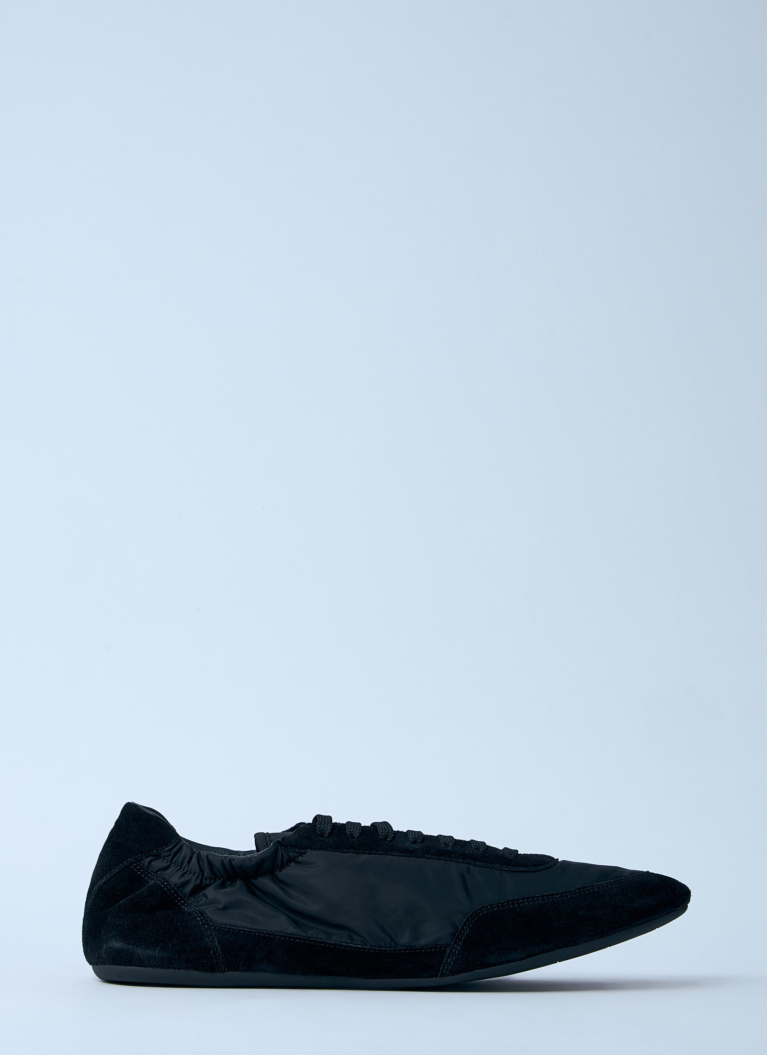 Collapse Re-Nylon And Suede Sneakers