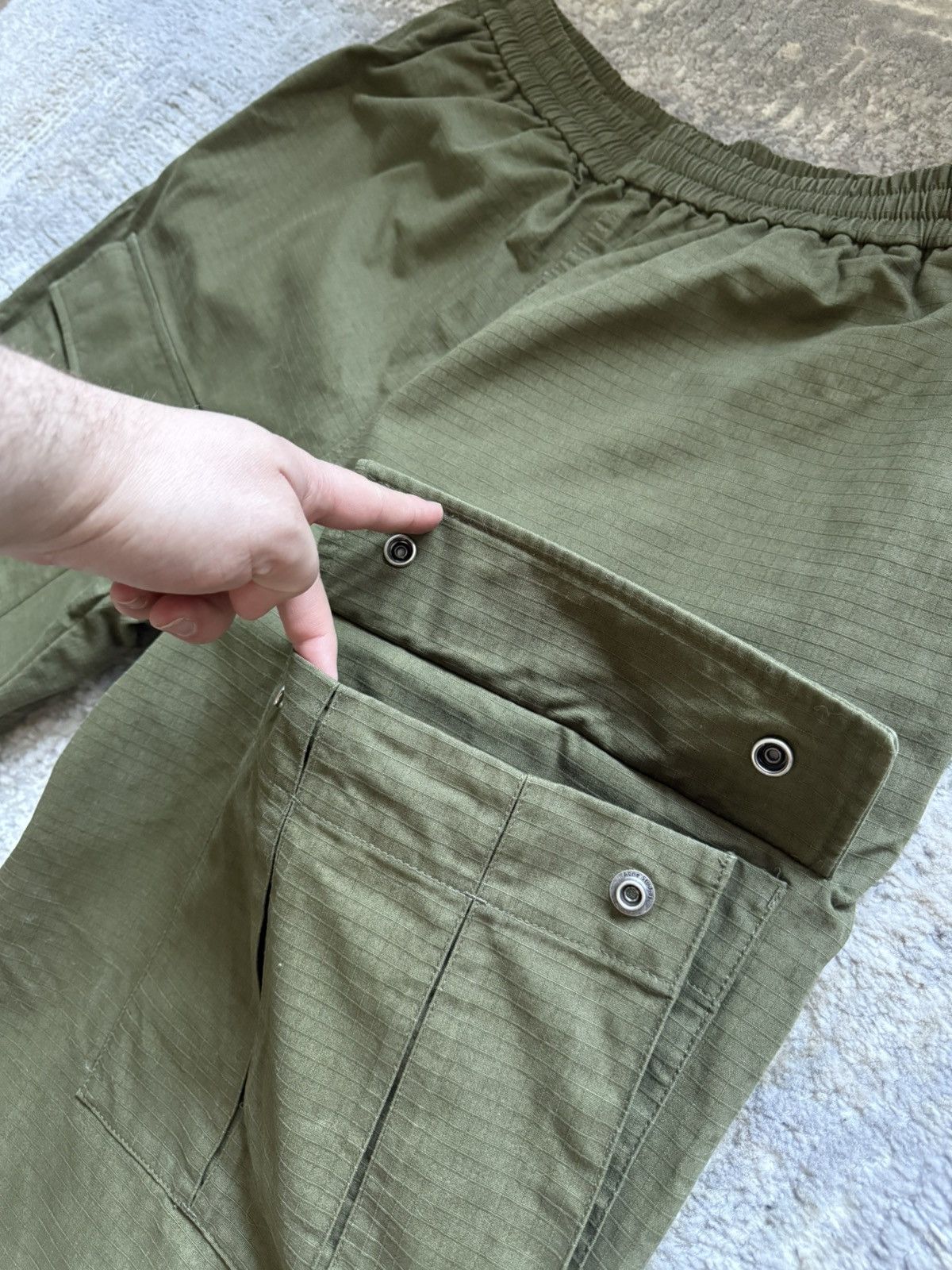 Acne Studios Acne Studios Cargo Trousers Olive Green FN-MN-TROU000844 Size US 42 / EU 58 - 5 Thumbnail