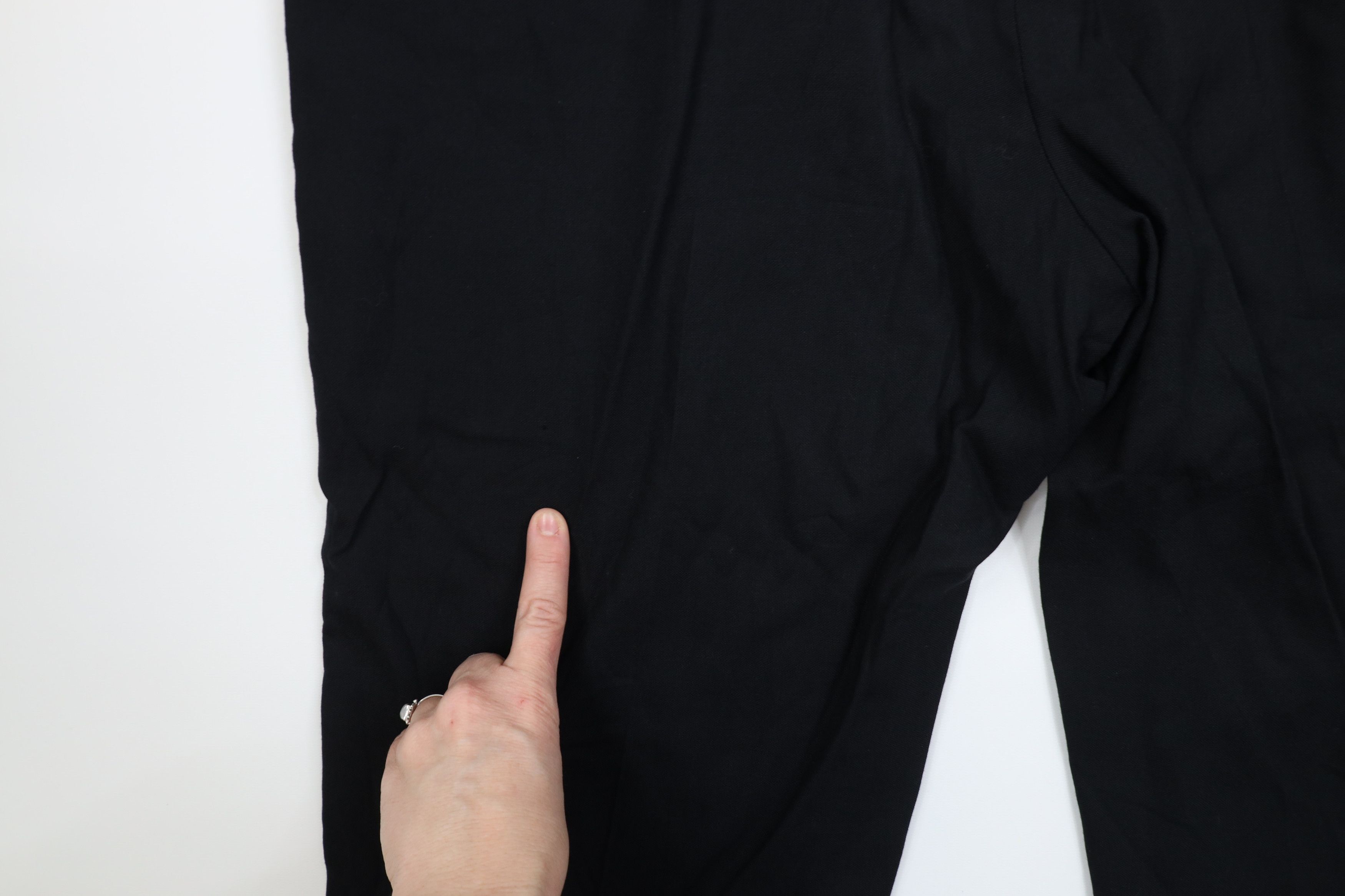 Vintage Vintage 50s Rockabilly Rayon Gabardine Wide Leg Pants USA Size US 38 / EU 54 - 9 Thumbnail