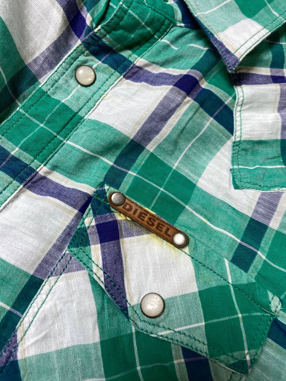 Diesel Vintage print shirt Diesel logo Y2K size M streetwear Size US M / EU 48-50 / 2 - 4 Thumbnail