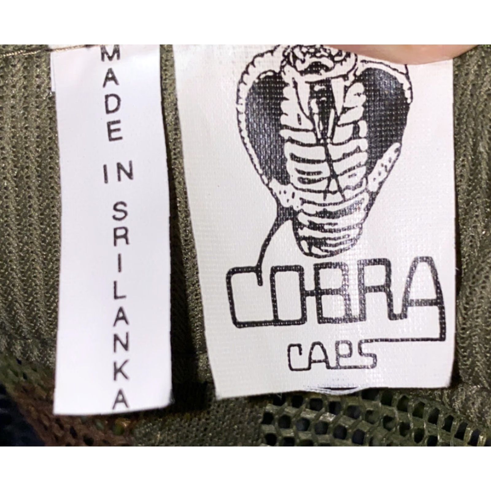 Vintage Cobra Cap Camouflage Adjustable Hat Mens Snapback "My Wife Yes My Dog Maybe My Gun Never" Size ONE SIZE - 6 Thumbnail