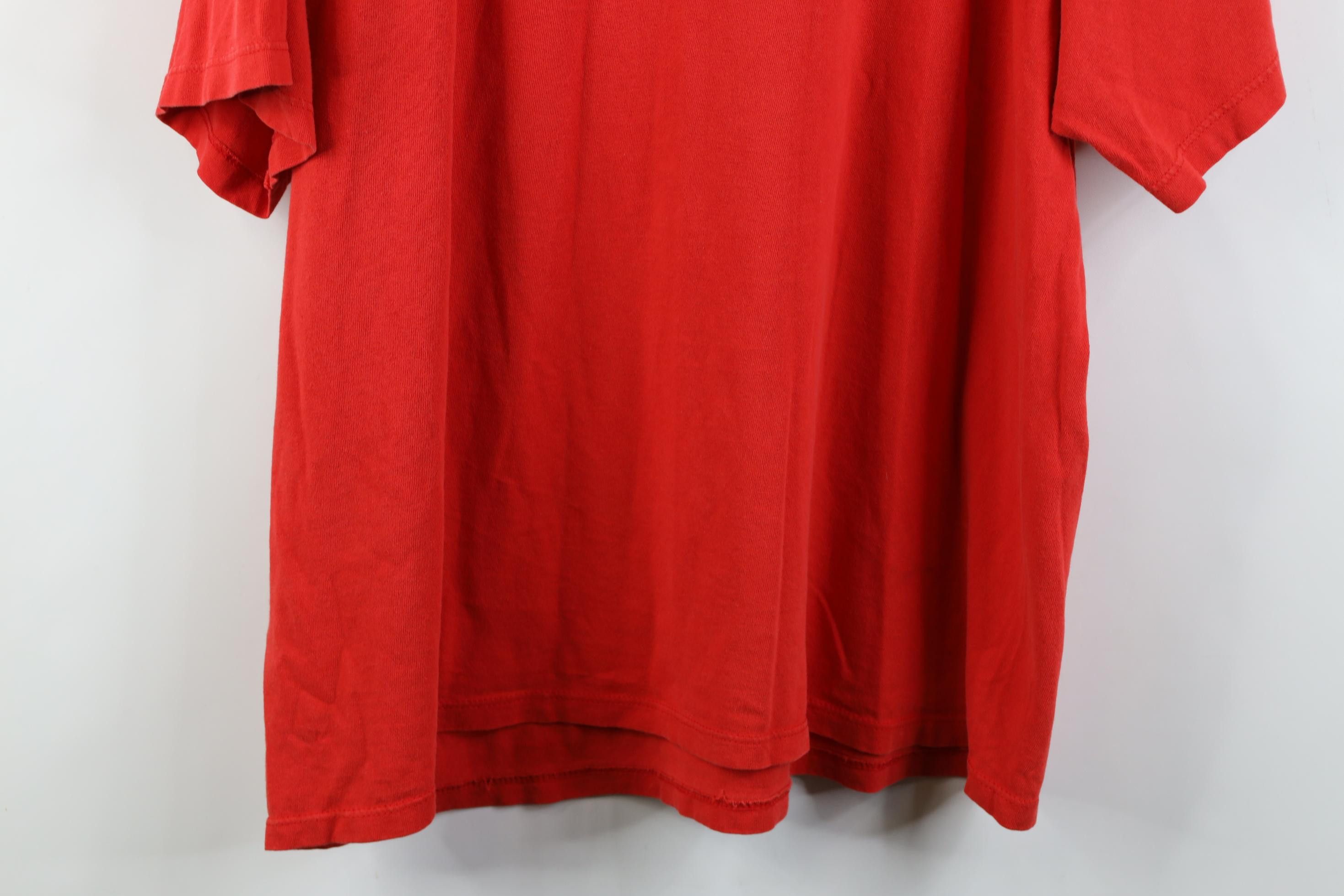 Nike Vintage 90s Nike Spell Short Sleeve T-Shirt Red Cotton USA Size US XL / EU 56 / 4 - 17 Thumbnail