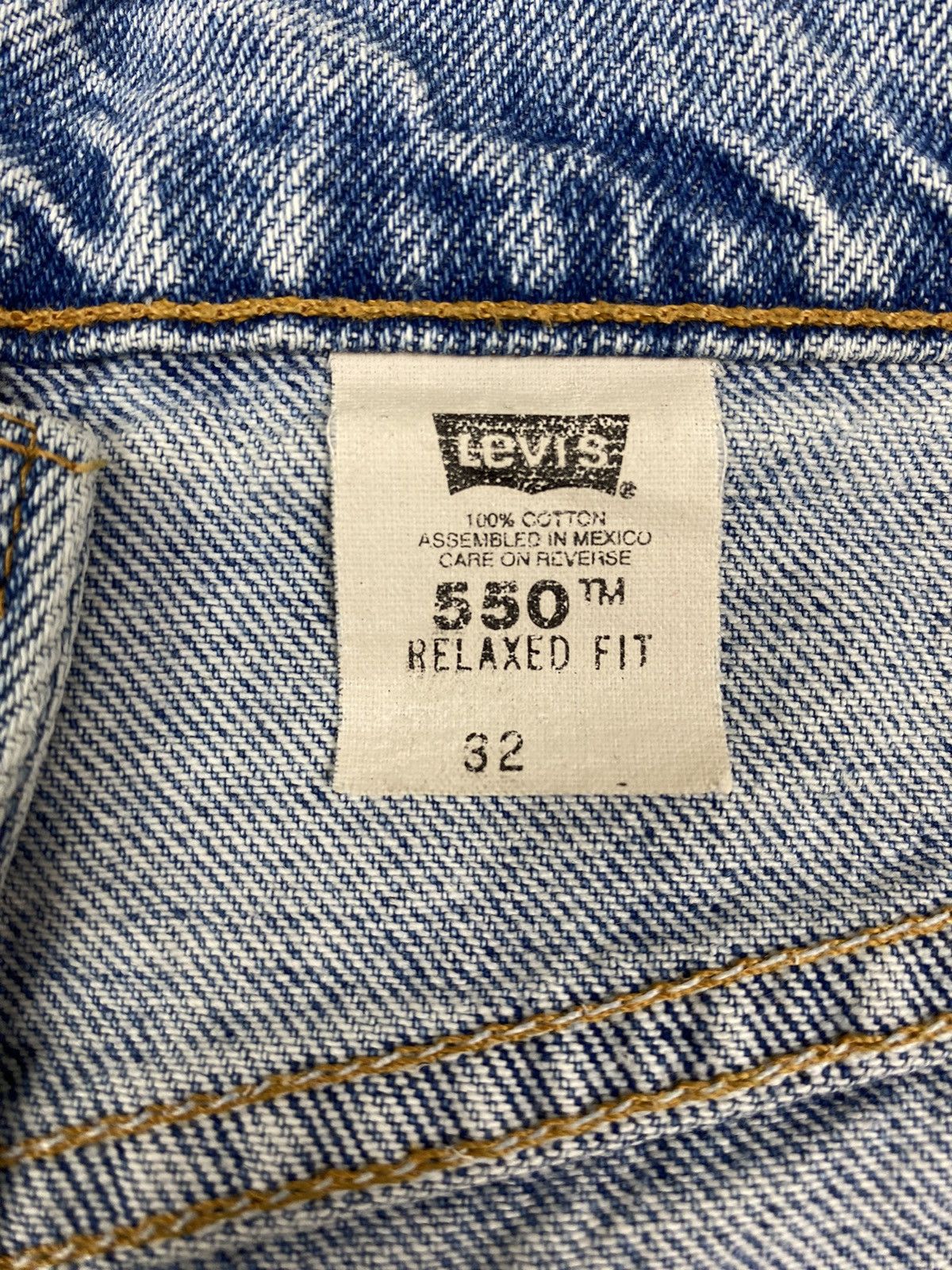 Levi's 1990’s Vintage Levi’s 550 Orange Tab Relaxed Fit Denim Jorts Size US 32 / EU 48 - 6 Thumbnail