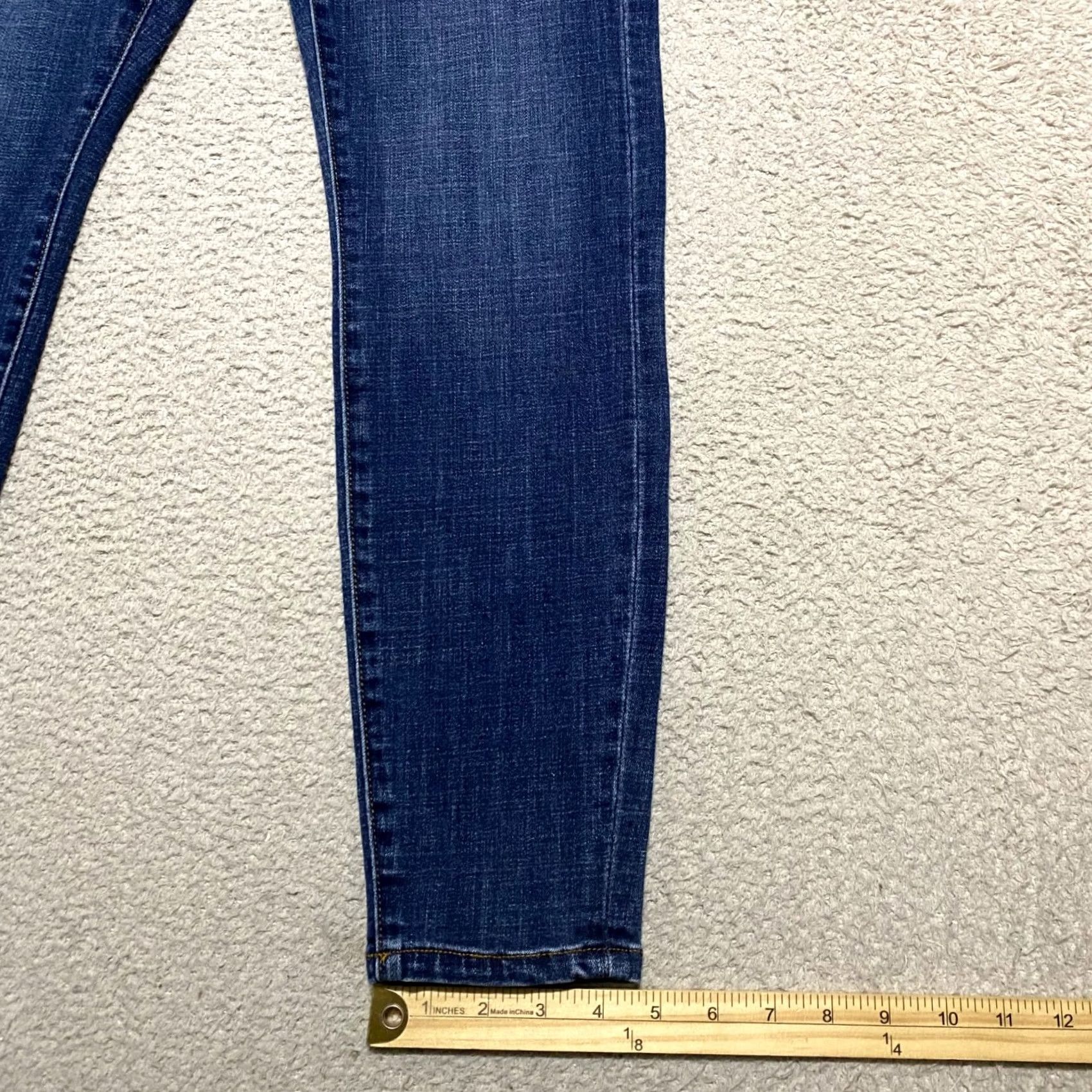 Vintage Liverpool Jeans Womens sz 6 Blue Denim High Rise Ankle Skinny Jeans Size 28" / US 6 / IT 42 - 6 Thumbnail