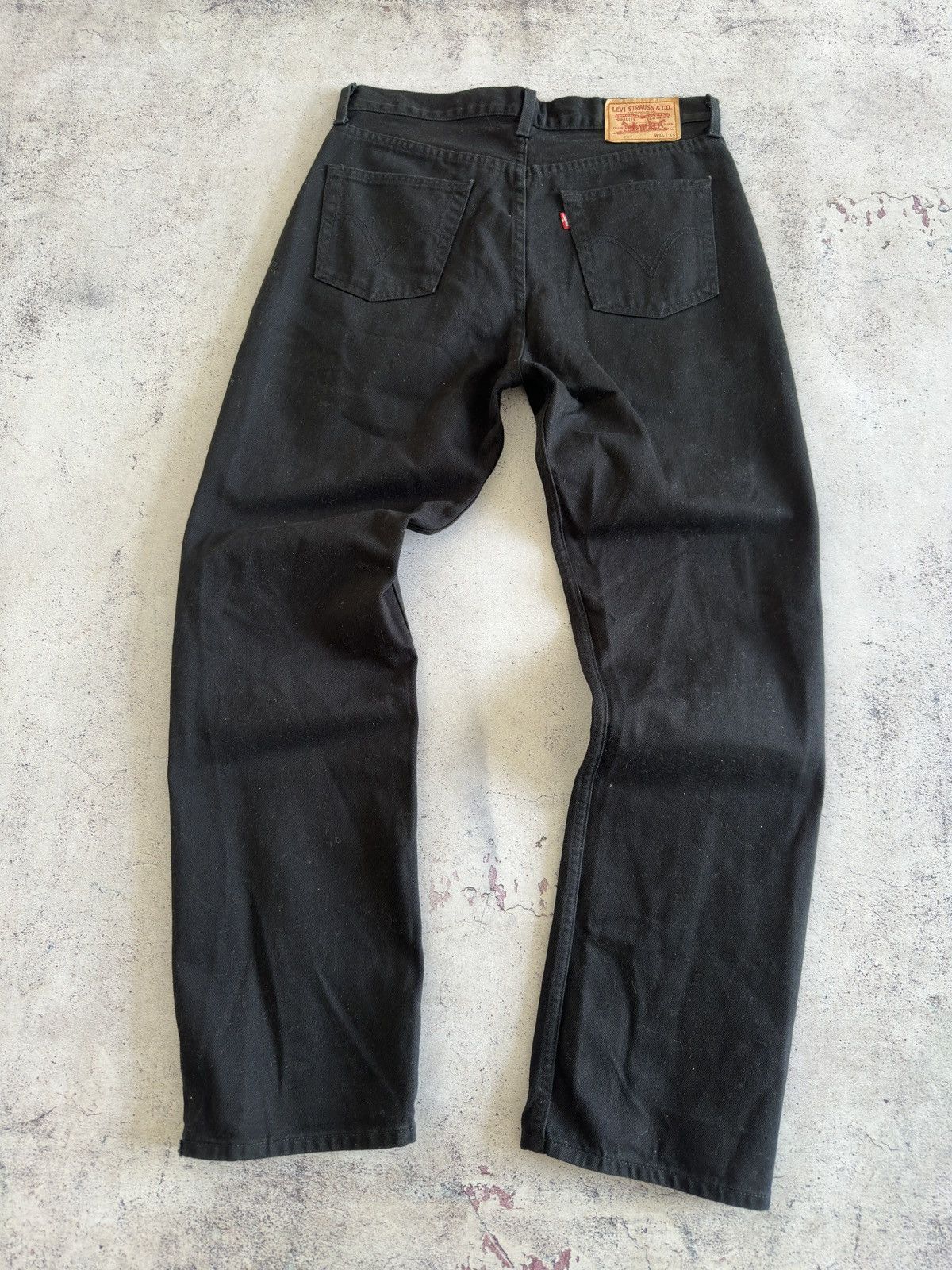 Levi's Levis 751 Black Denim Jeans Pants Size 34/32 Size US 34 / EU 50 - 3 Thumbnail