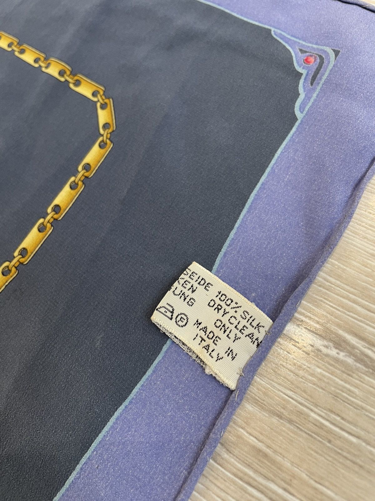 Cartier Vintage Must de Cartier Chain Silk Scarf Size ONE SIZE - 8 Thumbnail