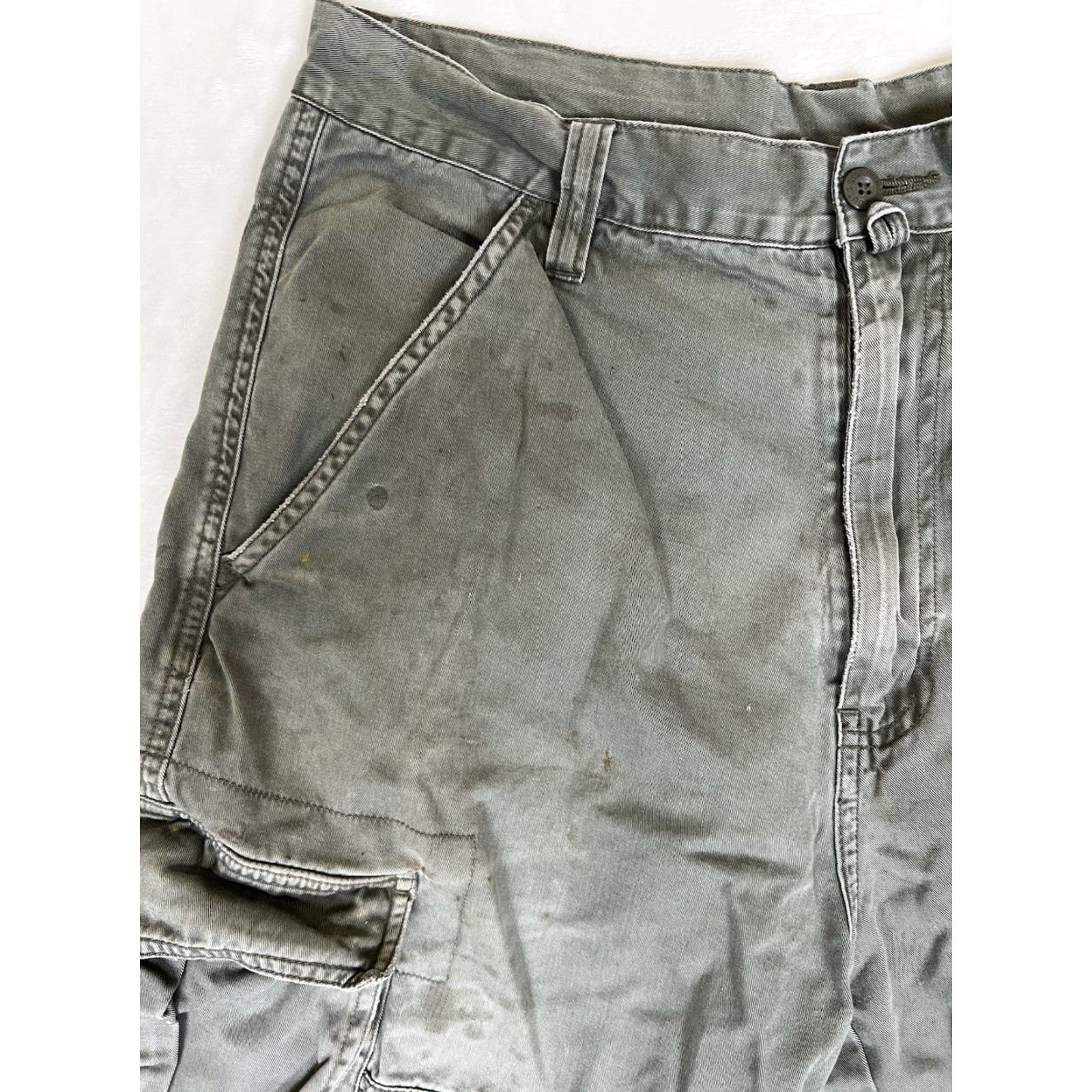 Sideout VINTAGE Sideout Cargo Shorts Men 32 Green Grunge 90s Beach CARGO Shortss Size US 32 / EU 48 - 3 Thumbnail