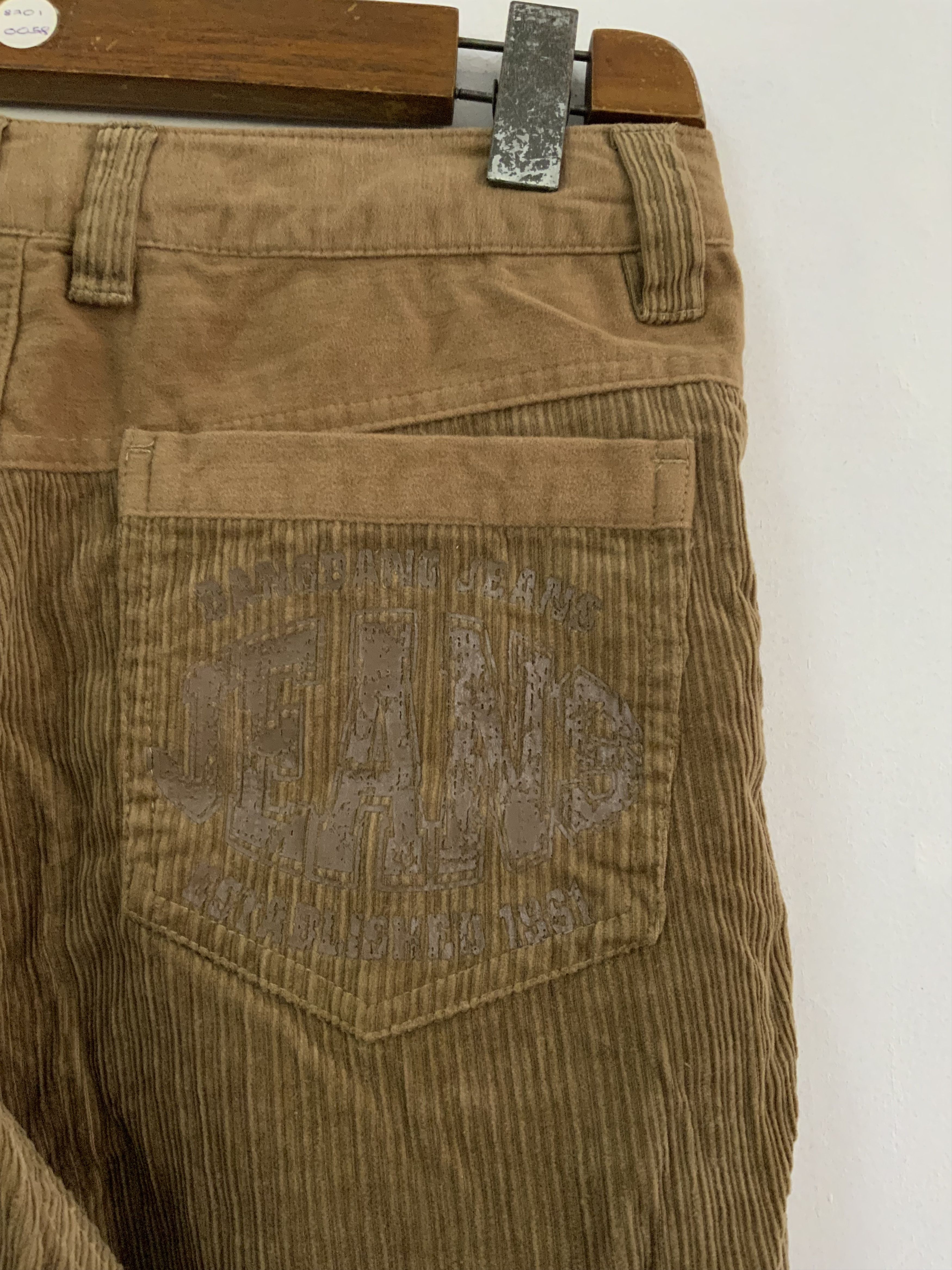 If Six Was Nine Bangbang Corduroi Double Knee Pant Size US 33 - 9 Thumbnail