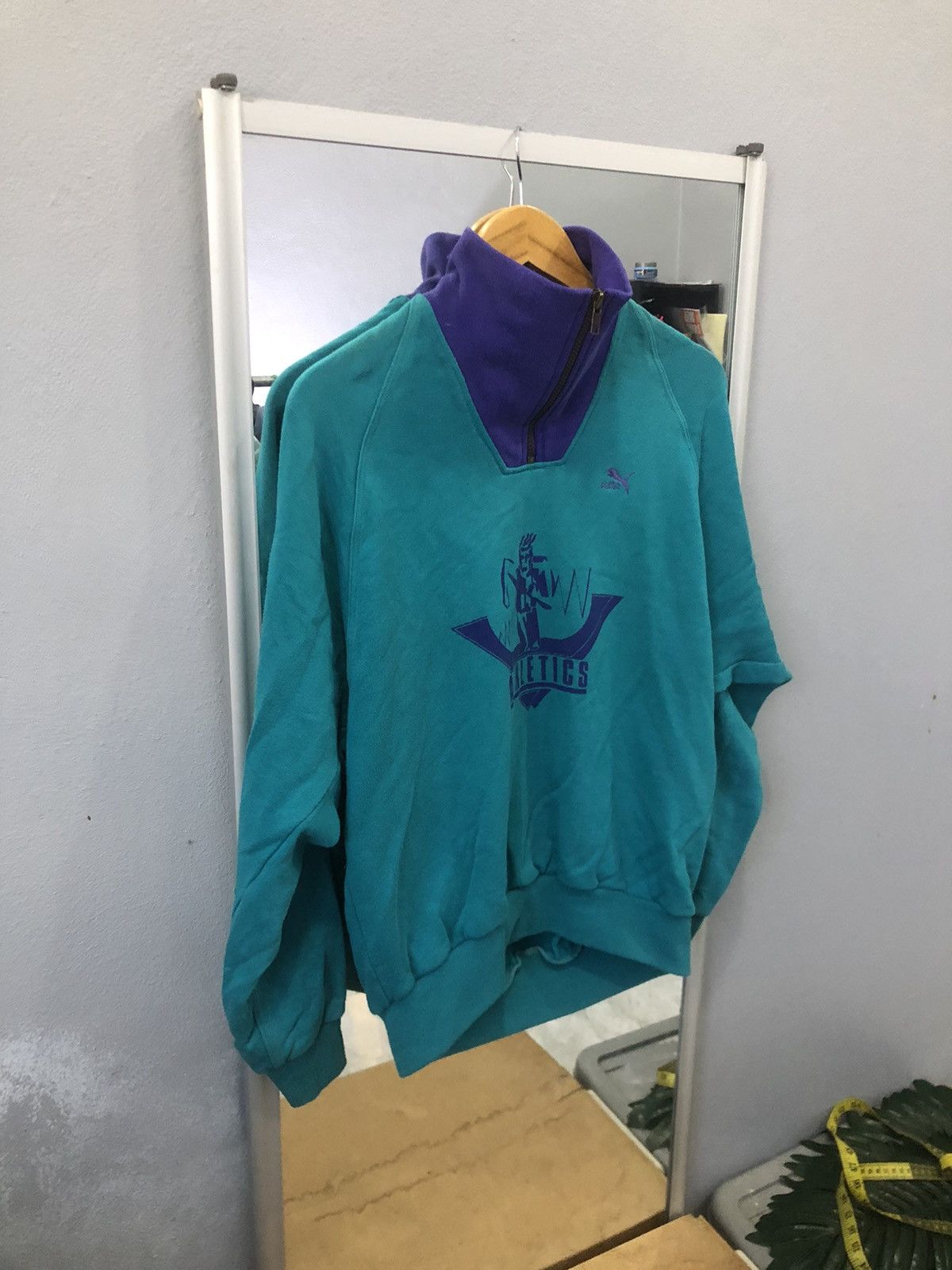 Puma × USA Olympics × Vintage 80's Puma Athletic Sweatshirt Size US M / EU 48-50 / 2 - 3 Thumbnail
