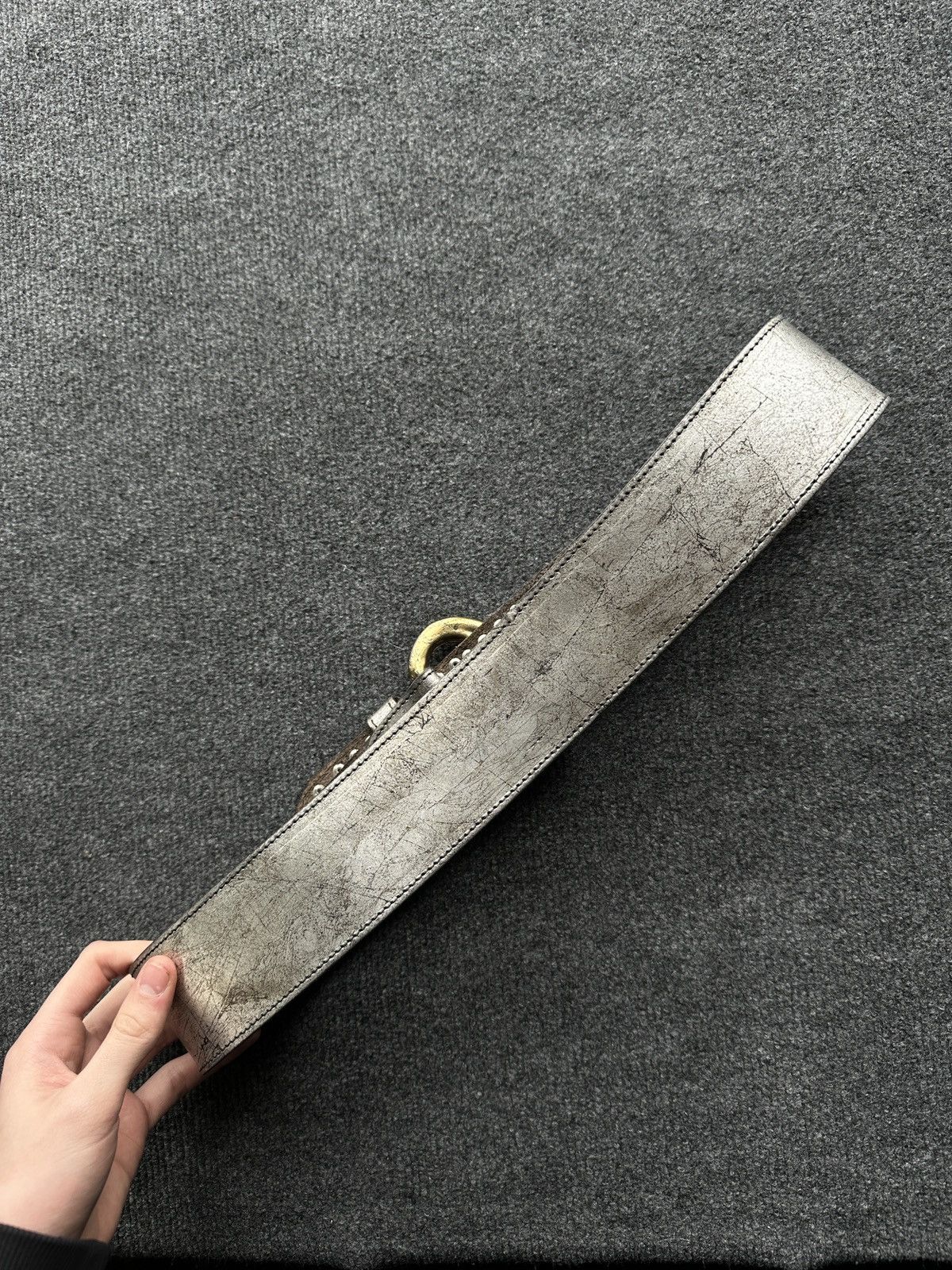 Other 🚨Vintage Crazy Metal Belt Drip Japanese Hype bb Simon Size ONE SIZE - 4 Thumbnail