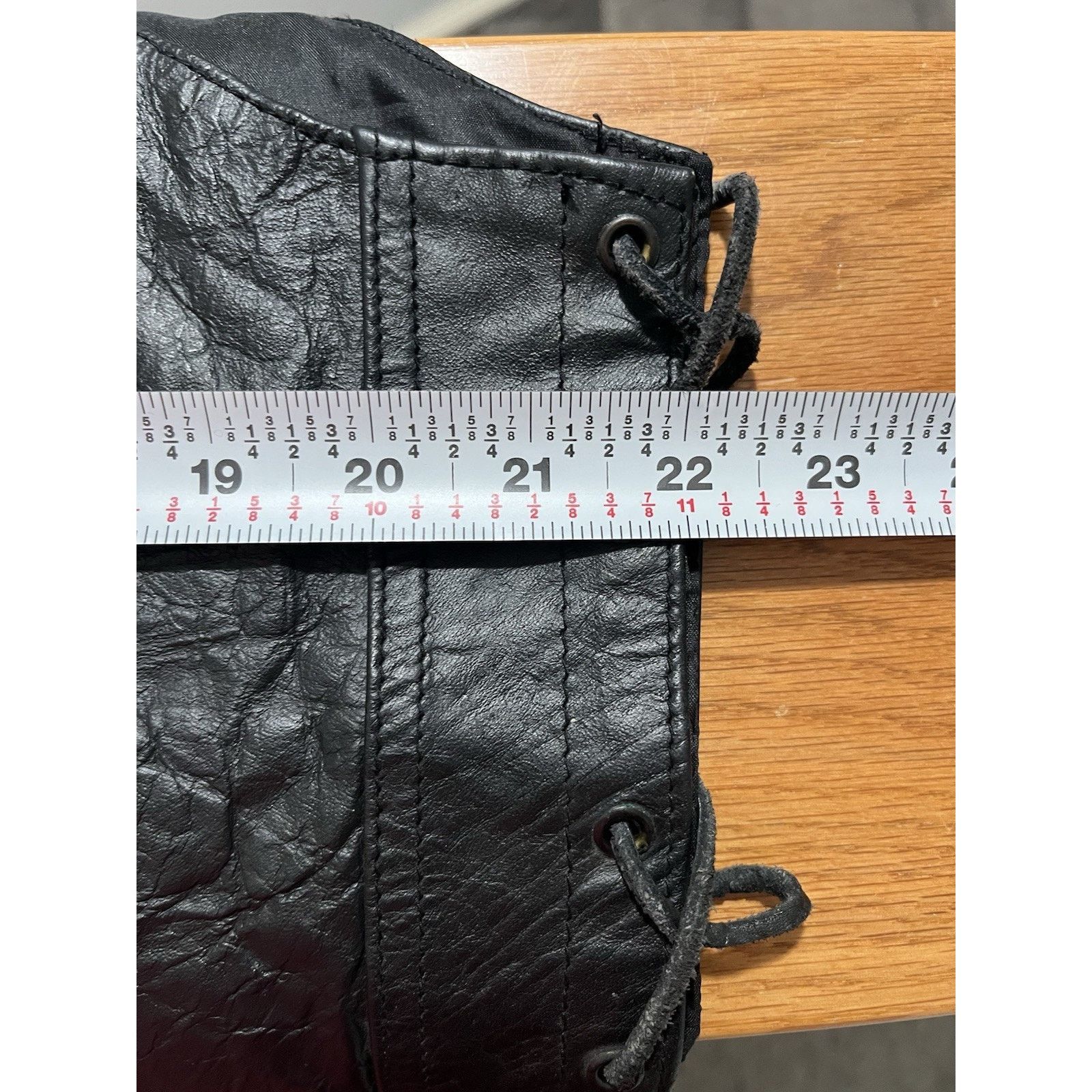 Other Vintage Hudson Leather Biker Best Motorcycle Sz L Eagle Flag Size US L / EU 52-54 / 3 - 7 Thumbnail