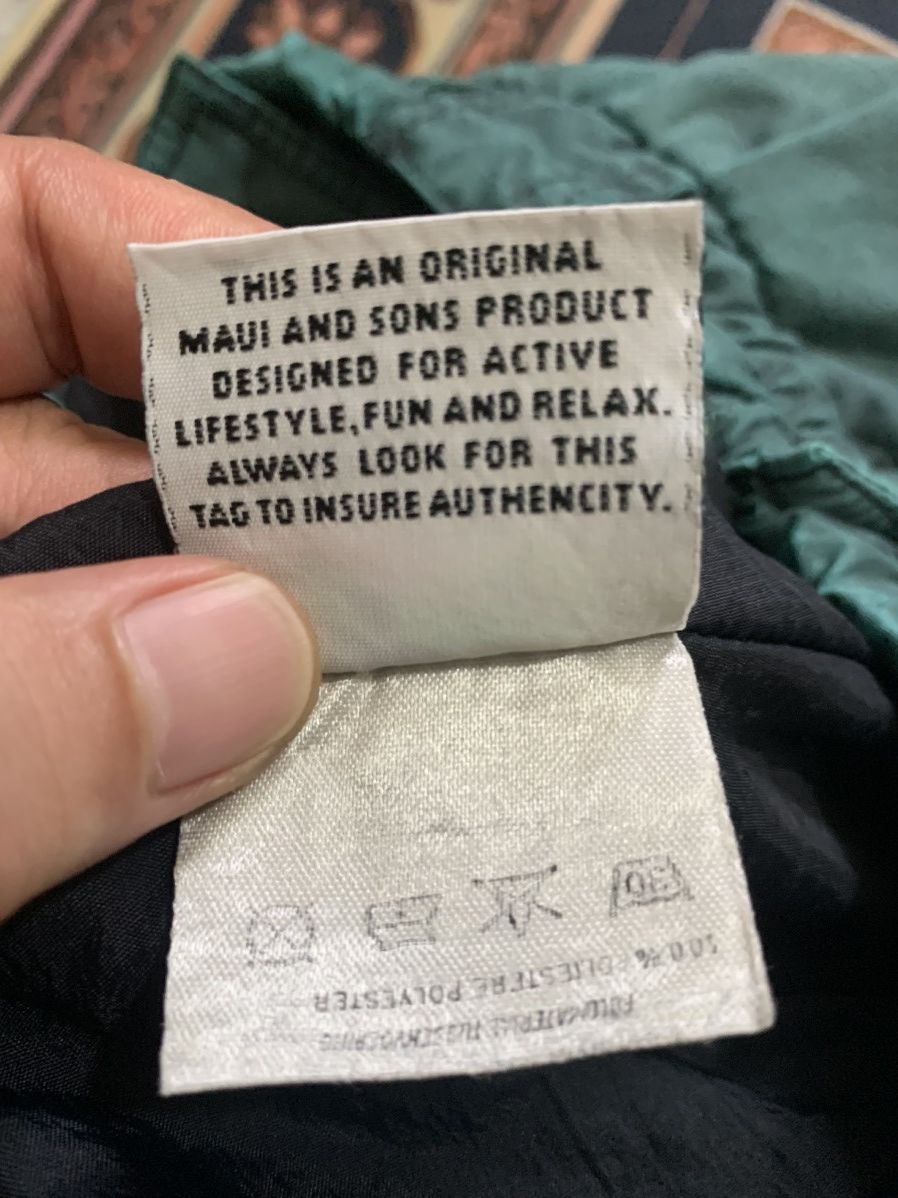 Maui and Sons × Vintage Vintage Maui and Sons TrackPant Size US 28 / EU 44 - 16 Thumbnail