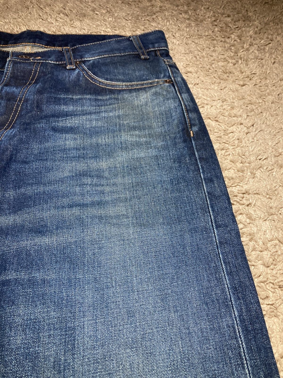 Celine New AW24 Celine Hedi Slimane Dark Wash Wesley 2024 Cut Kurt Size US 32 / EU 48 - 5 Thumbnail