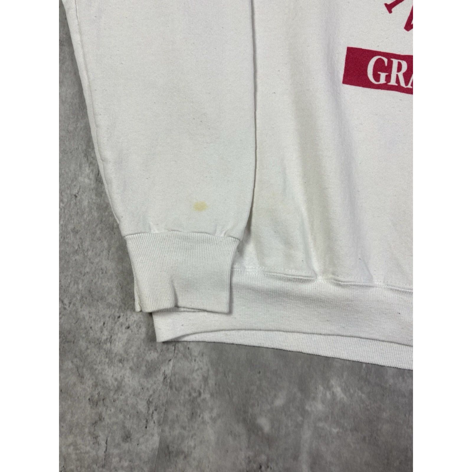 Lee VINTAGE Lee Sweatshirt University Raglin Graphic Print Large L White Men Pullover 80s 90s Size US L / EU 52-54 / 3 - 3 Thumbnail