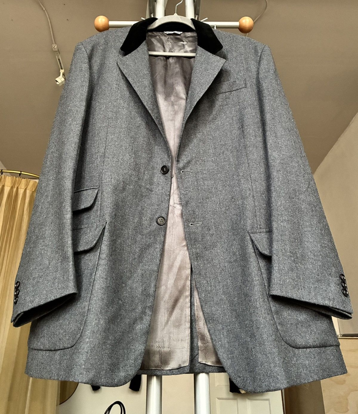Katharine Hamnett London Katharine Hamnett Vintage Velvet Collar Sport Coat Size US M / EU 48-50 / 2 - 7 Thumbnail
