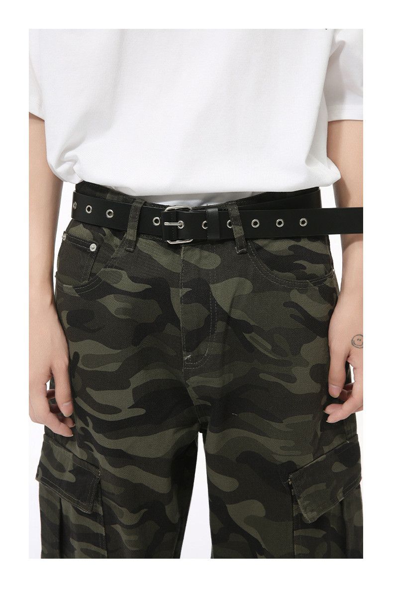 Japanese Brand × Jean Washed Straight Casual Cargo Camouflage Jeans Size US 32 / EU 48 - 5 Thumbnail